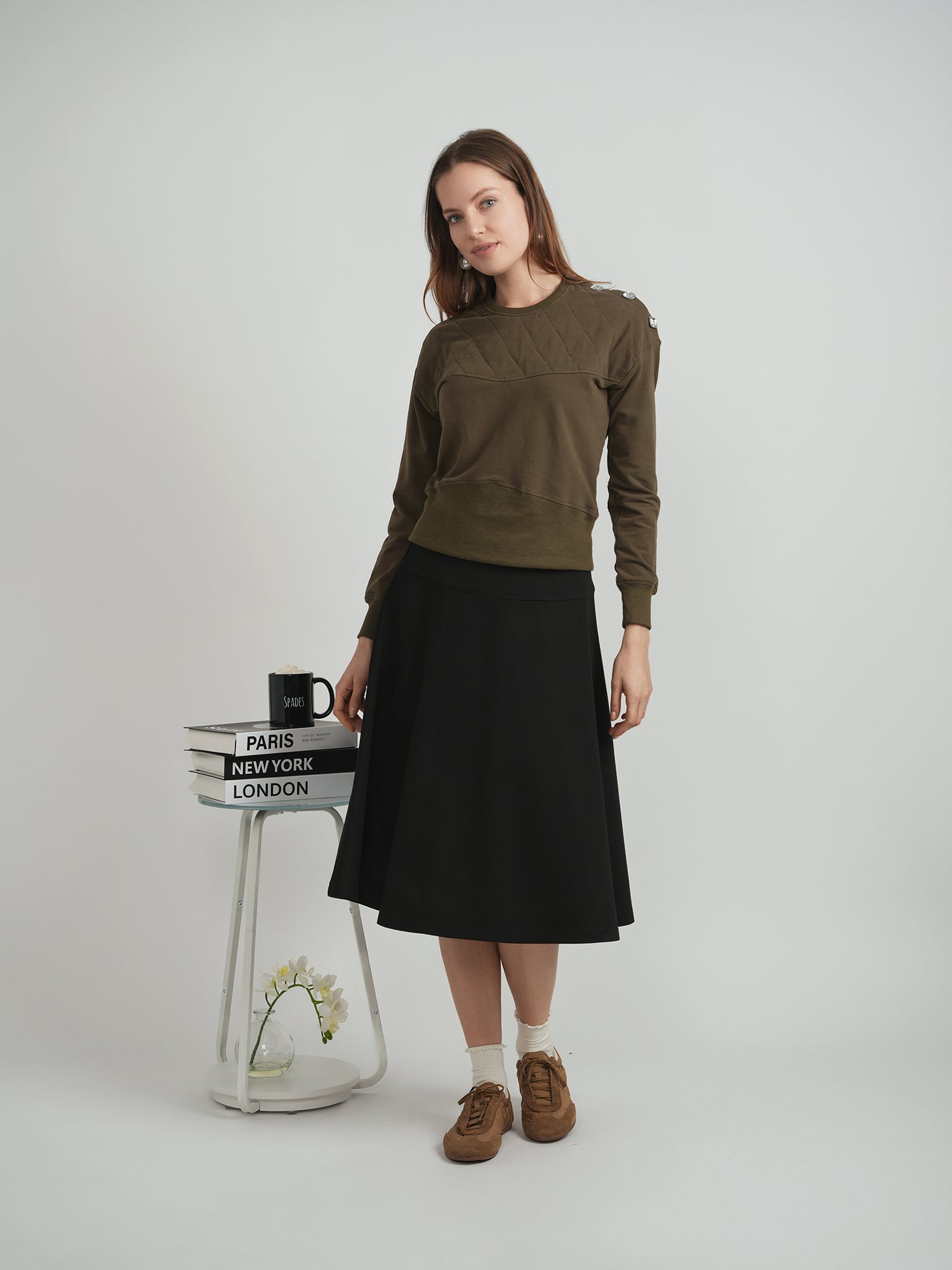 Sweatshirt Rib Combo in by Spades