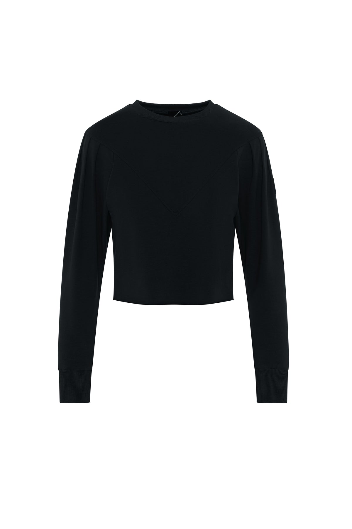Vneck Sweatshirt in Black by Spades