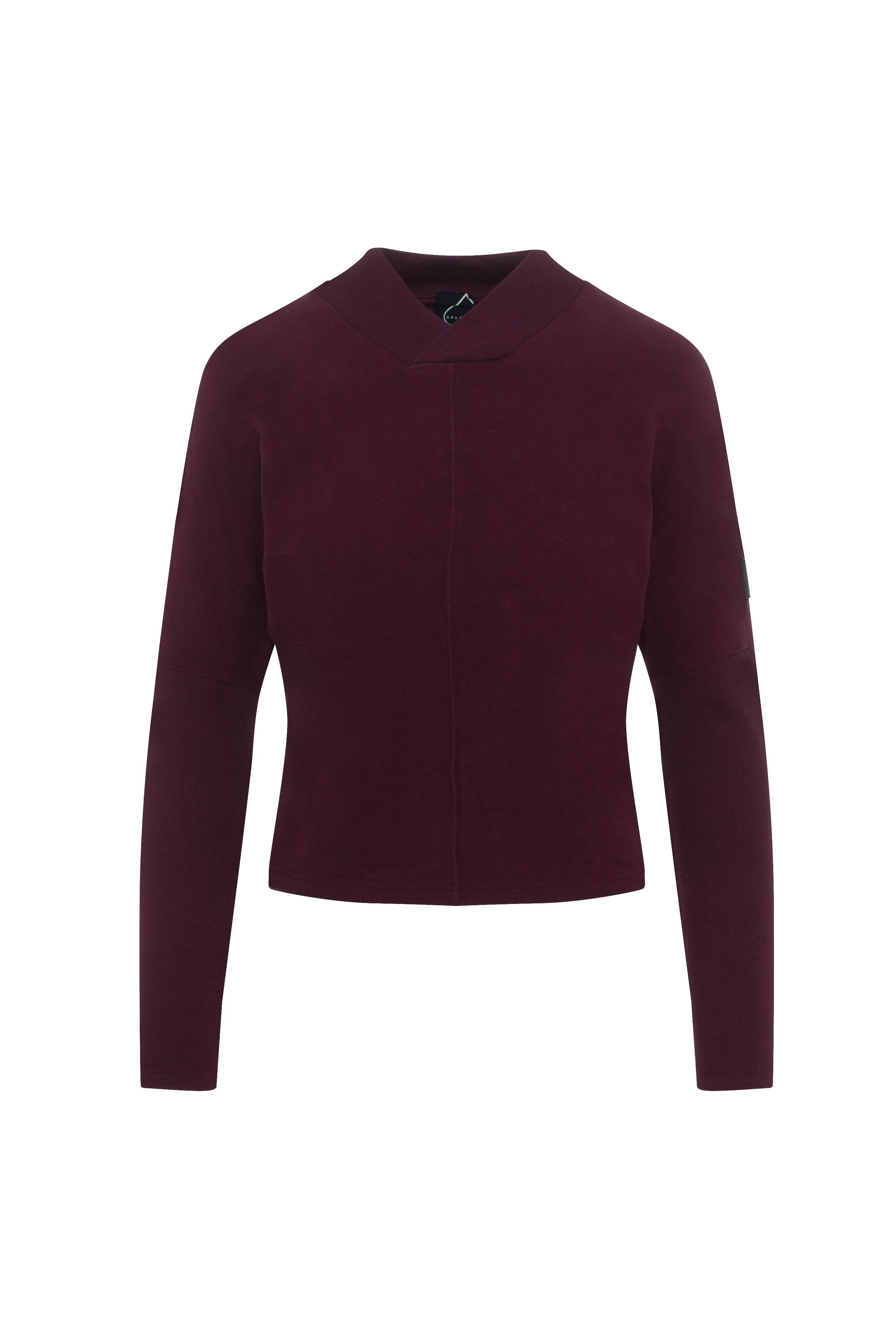 Sweatshirt Rib Combo in Dark Wine by Spades