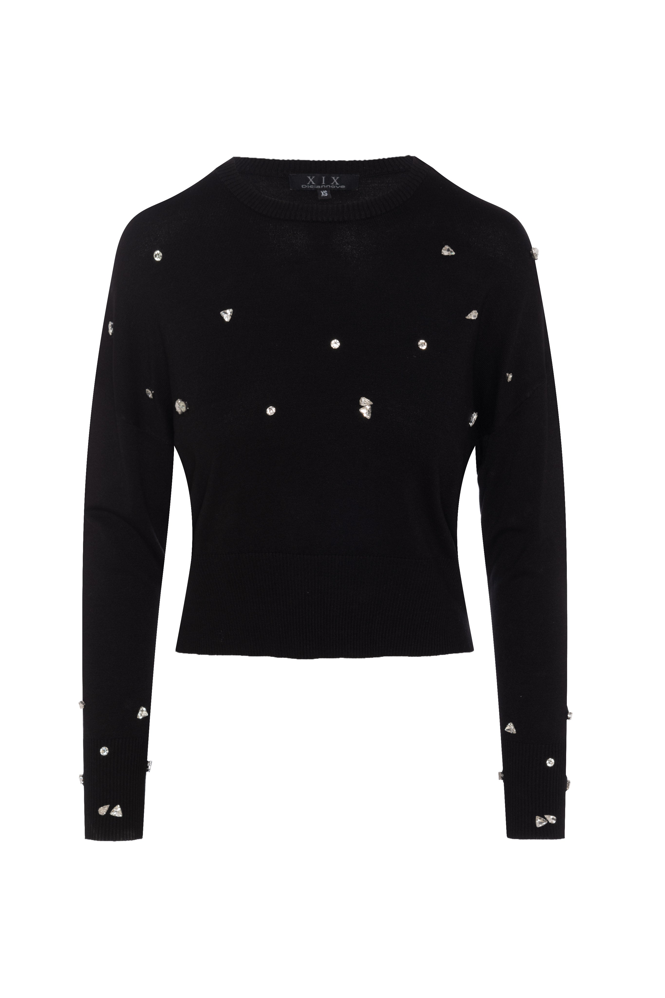 Diamond Sparkled Sweater in by Diciannove