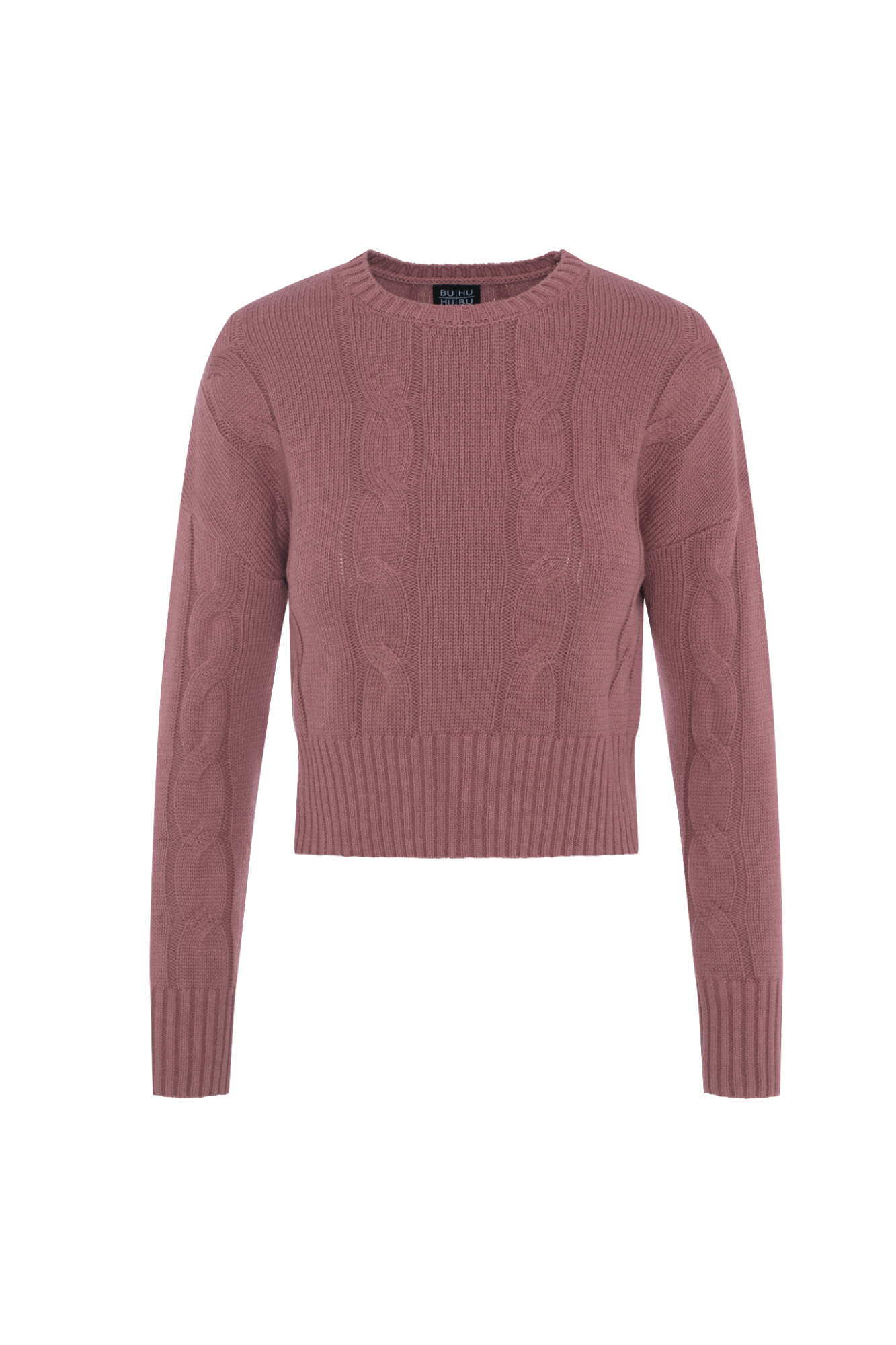 Cable Sweater in Champagne by BuHu
