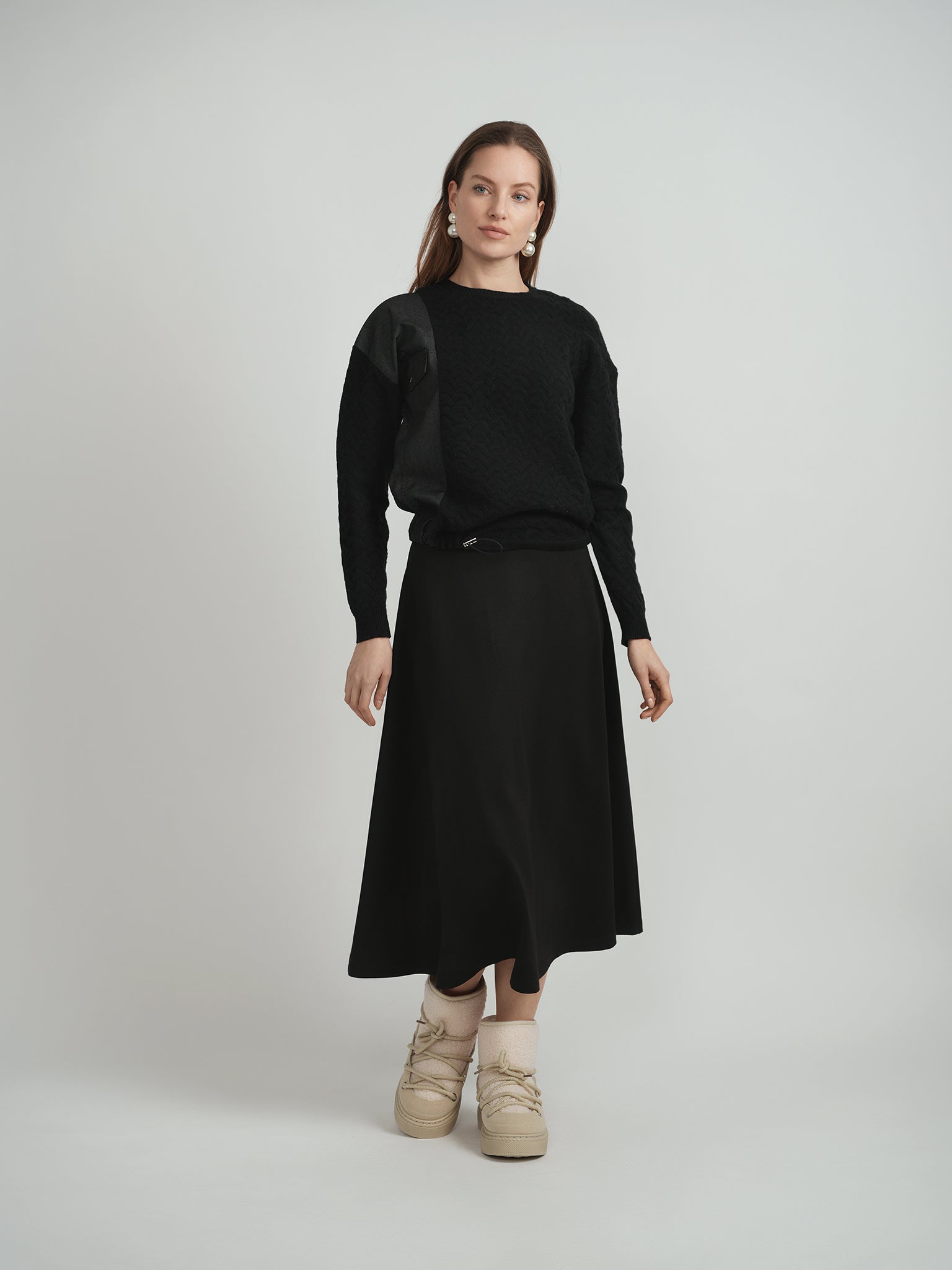 Denim Sweater Combo in by Hashtag