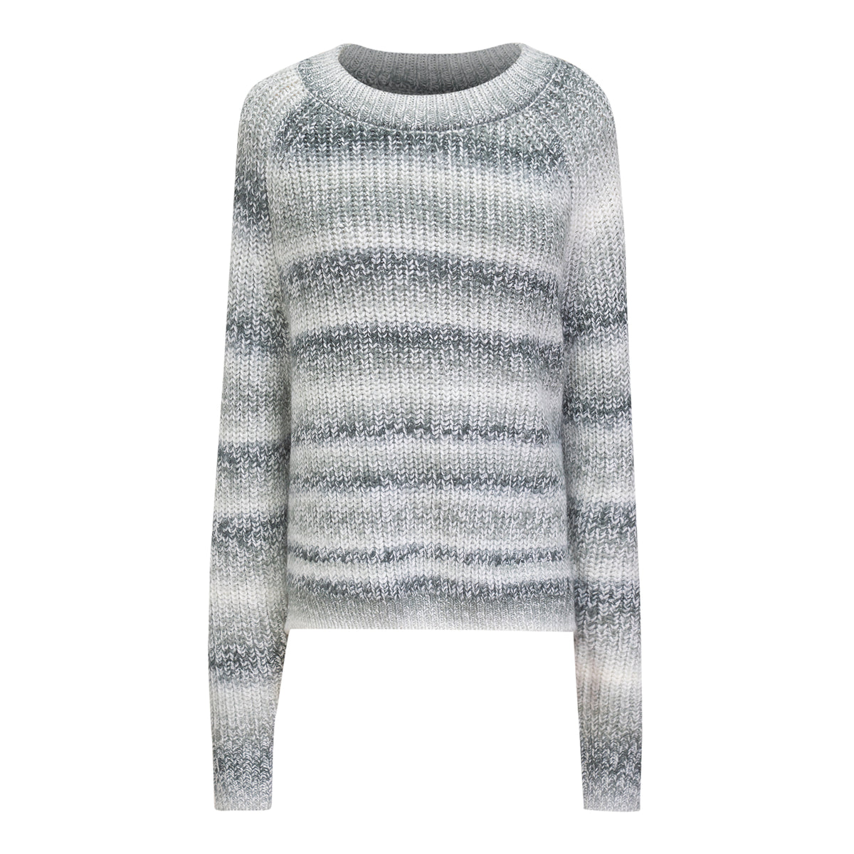 Full Needle Multi Striped Sweater in Black Dark Denim by Spades