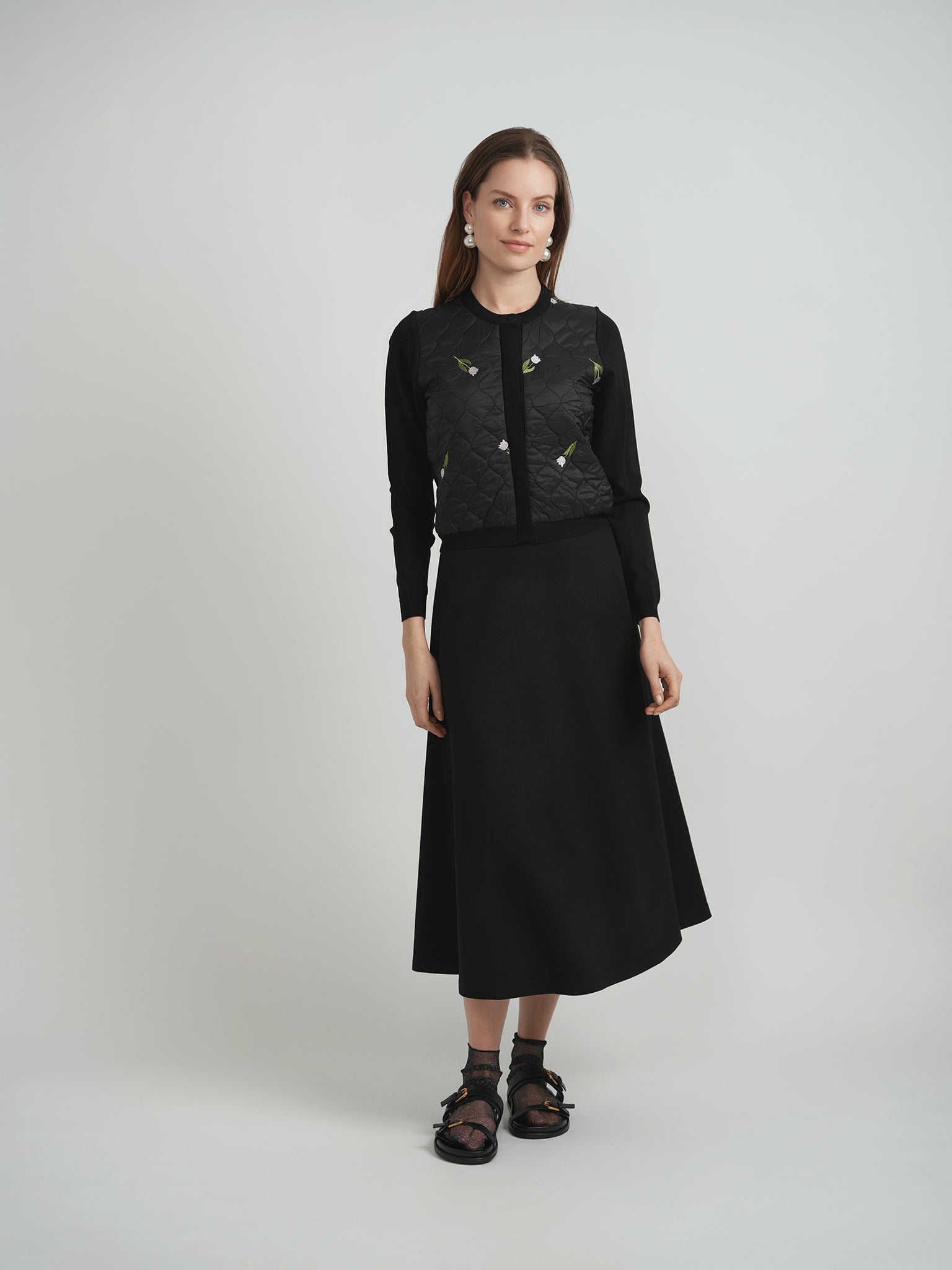 Knit Sweater Cardigan in by The Norway Club