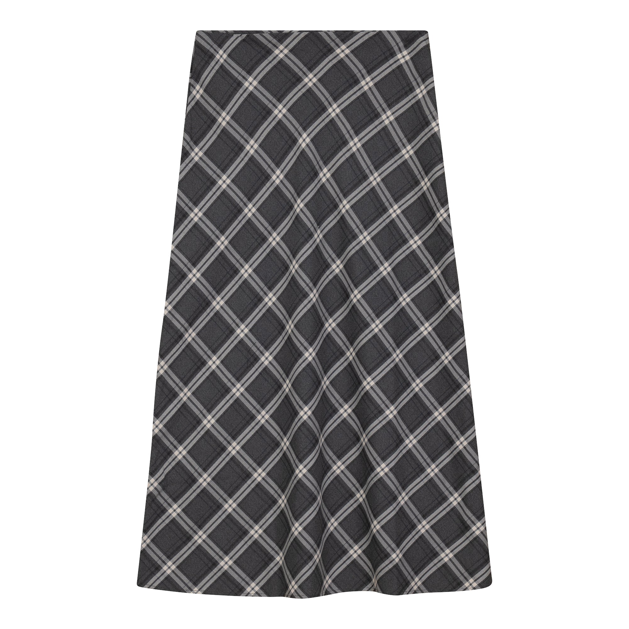 Midi Plaid Skirt in by Midi