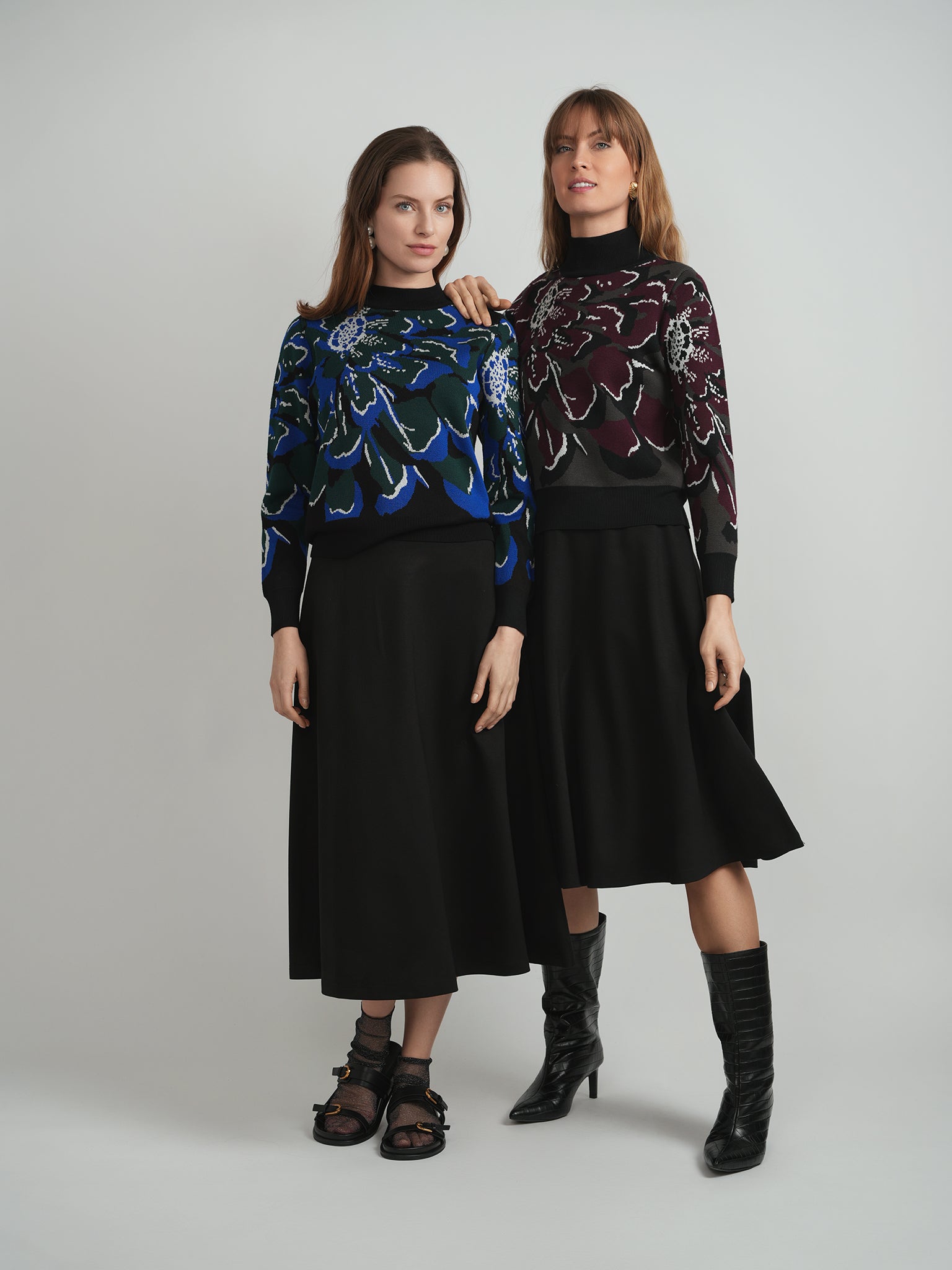 Floral Knit Sweater in by Coco