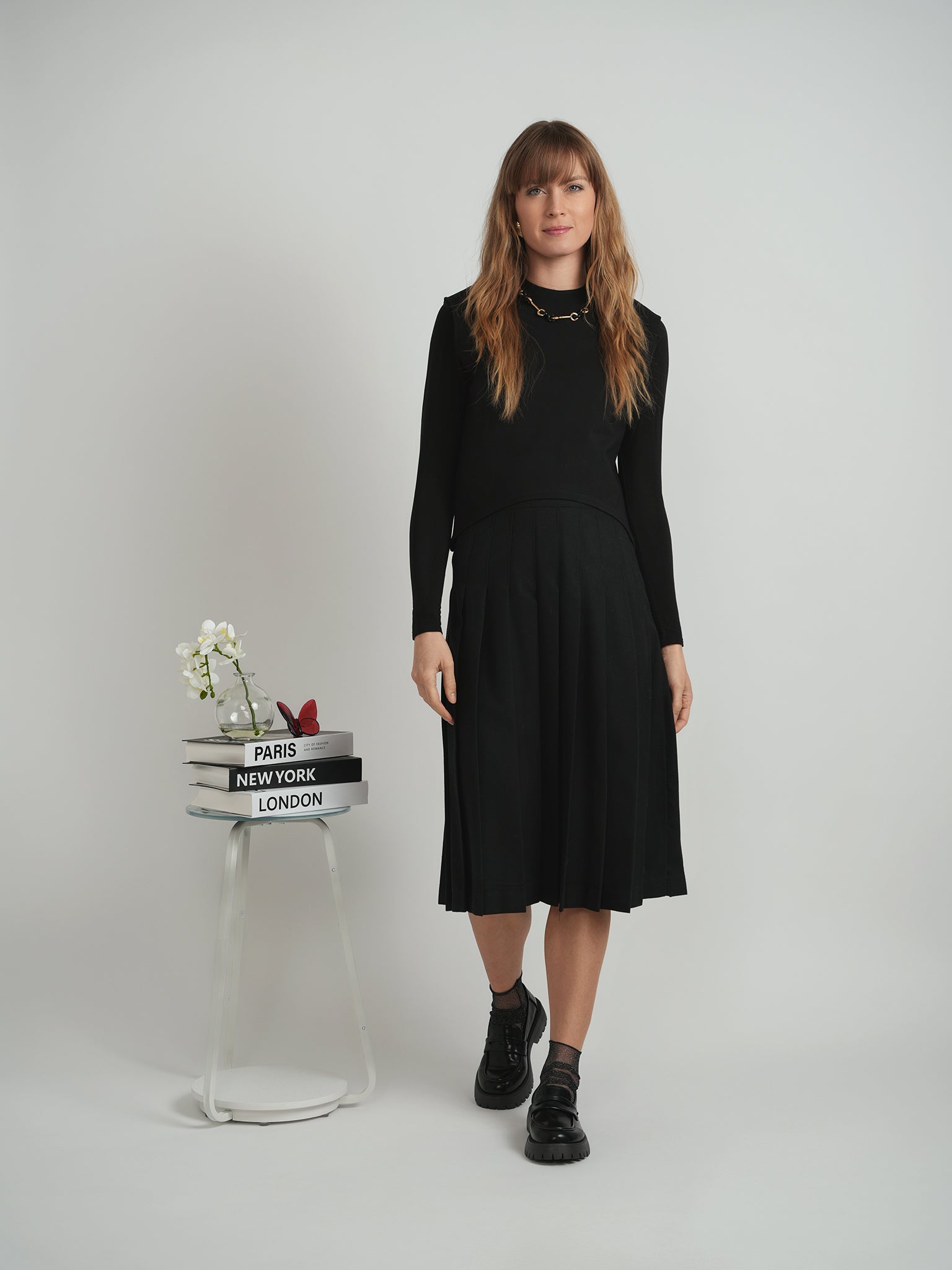 Ponte High Low Vest in by Midi