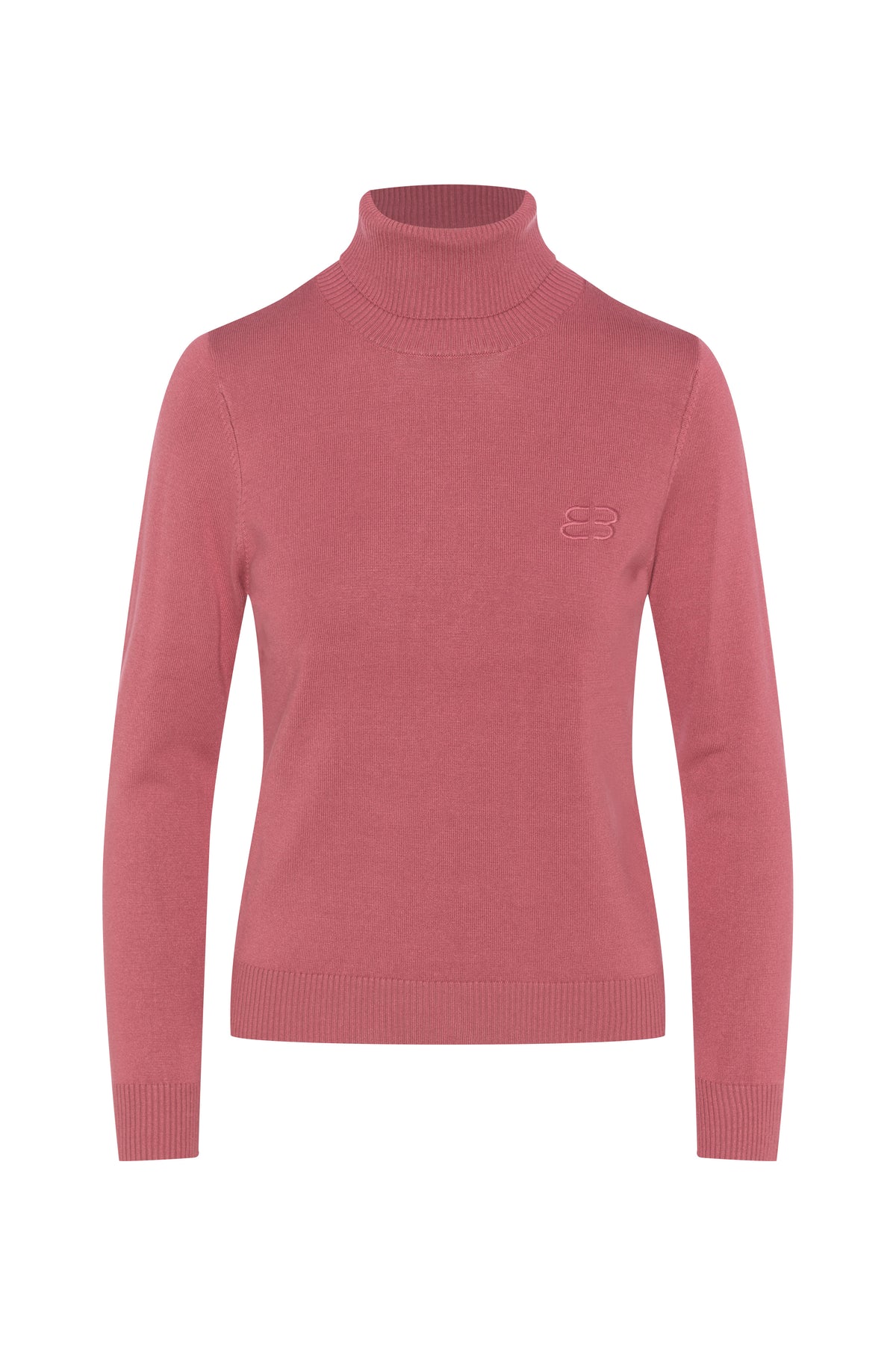 Knit Turtle Neck in Light Champagne by MiuMax