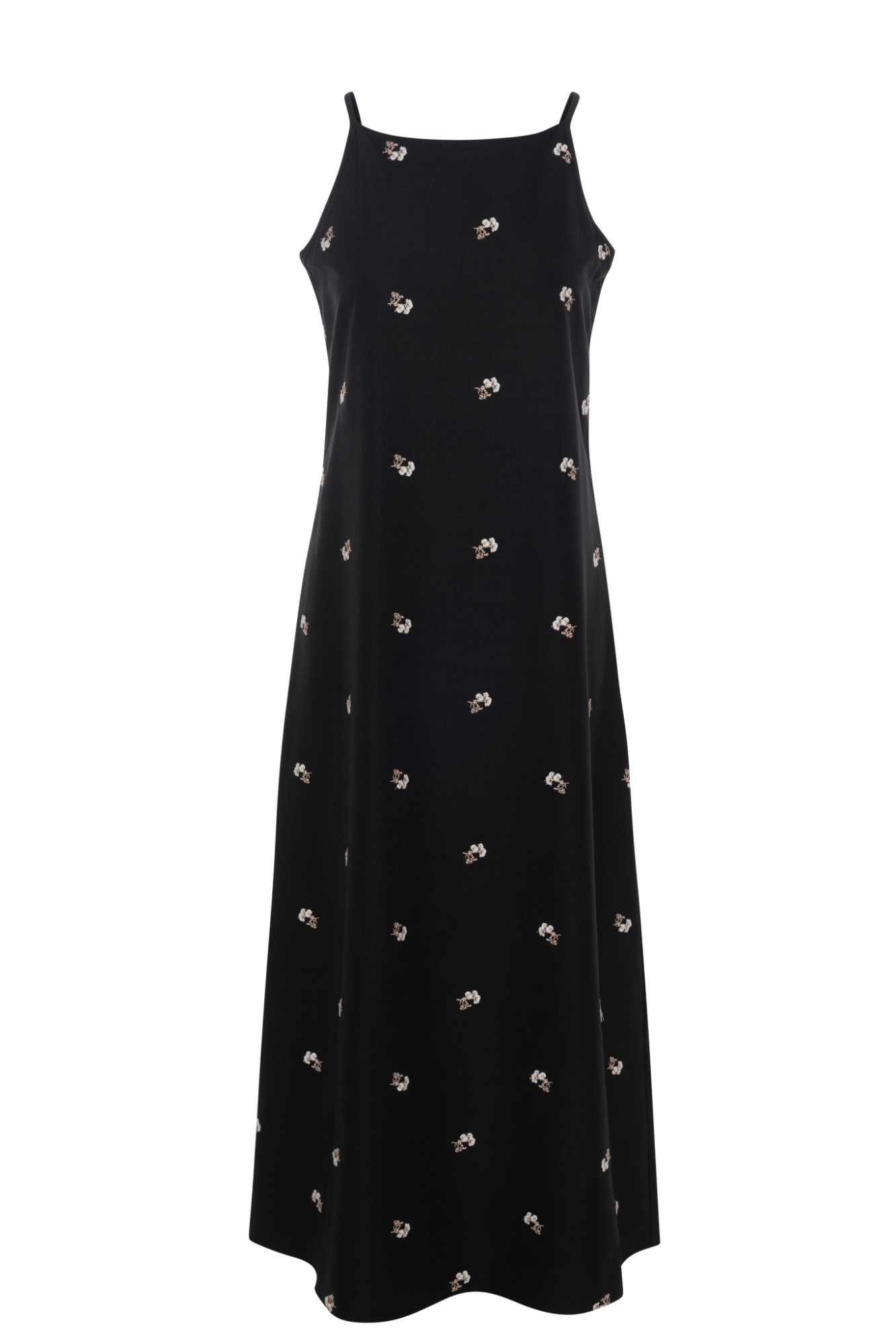 Embroidered Crape Jumper in Black by The Norway Club