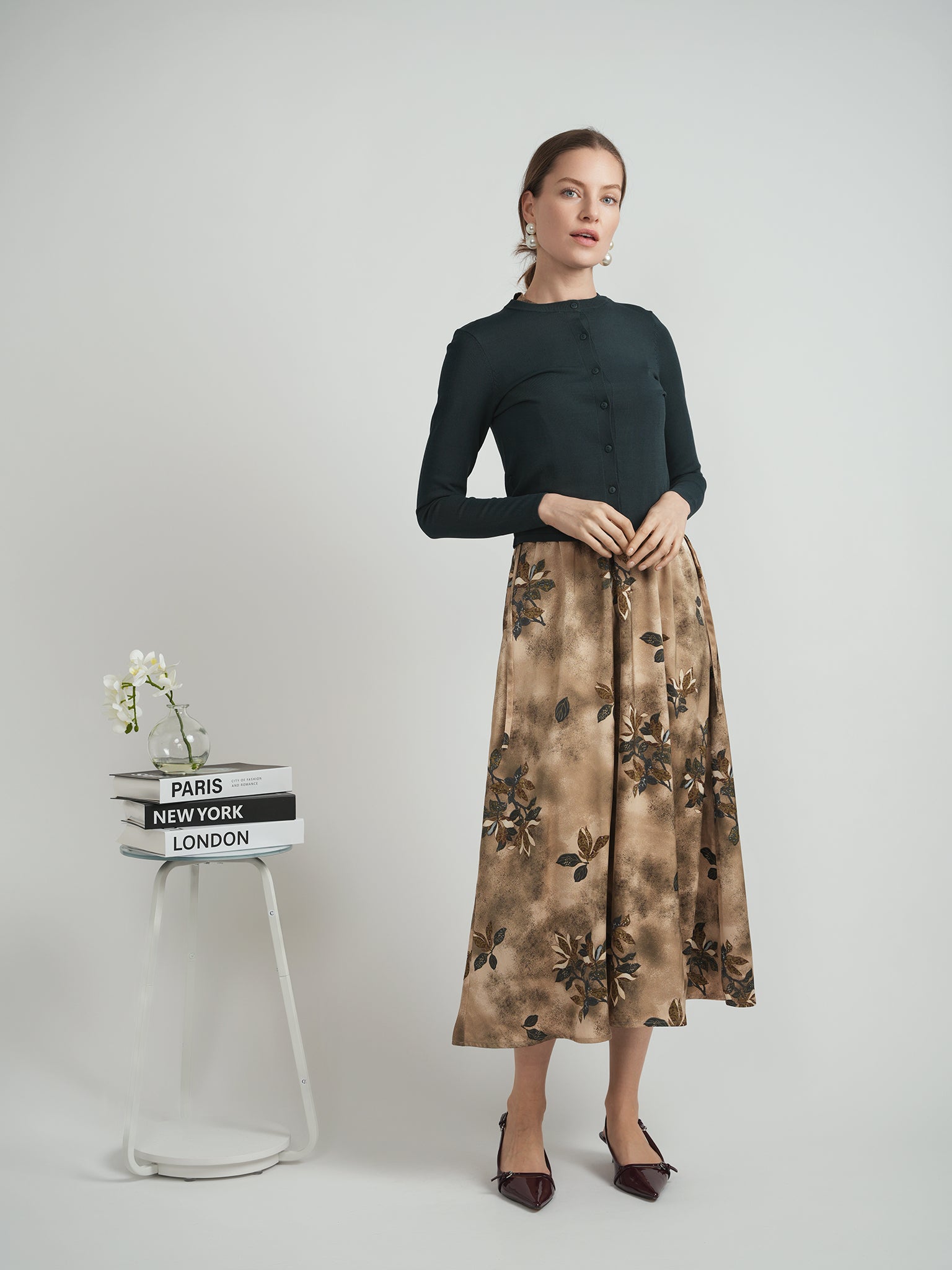 Floral Chiffon Bungee Jumper in by Coco de la Mour