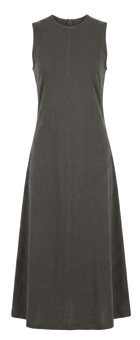 Ribbed Midi Jumper in Charcoal by MiuMax
