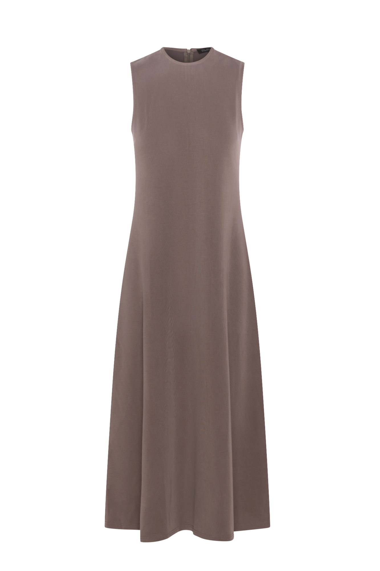 Ribbed Midi Jumper in Mocha by MiuMax