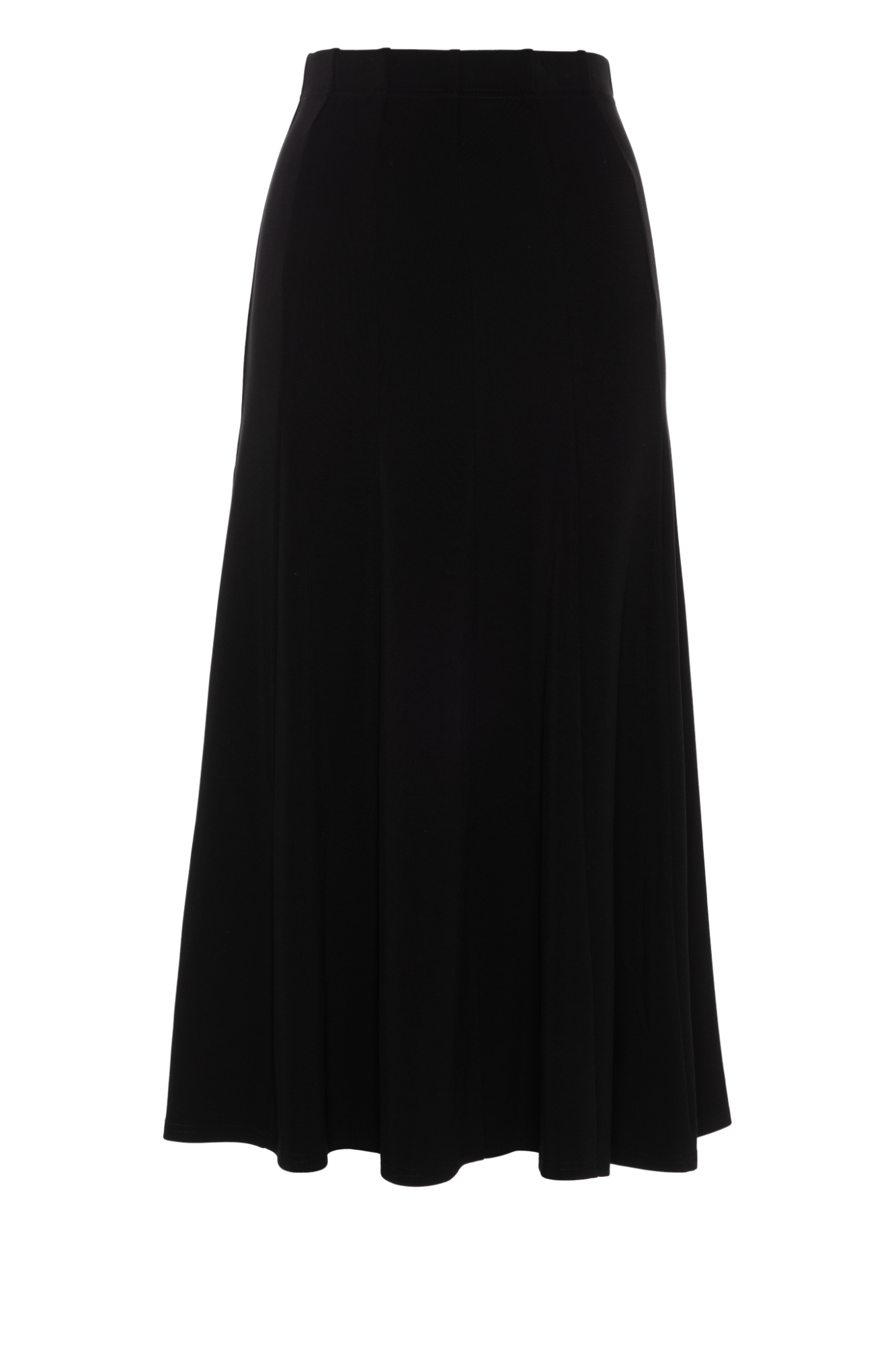 Ribbed Paneled Midi Skirt in by Spades