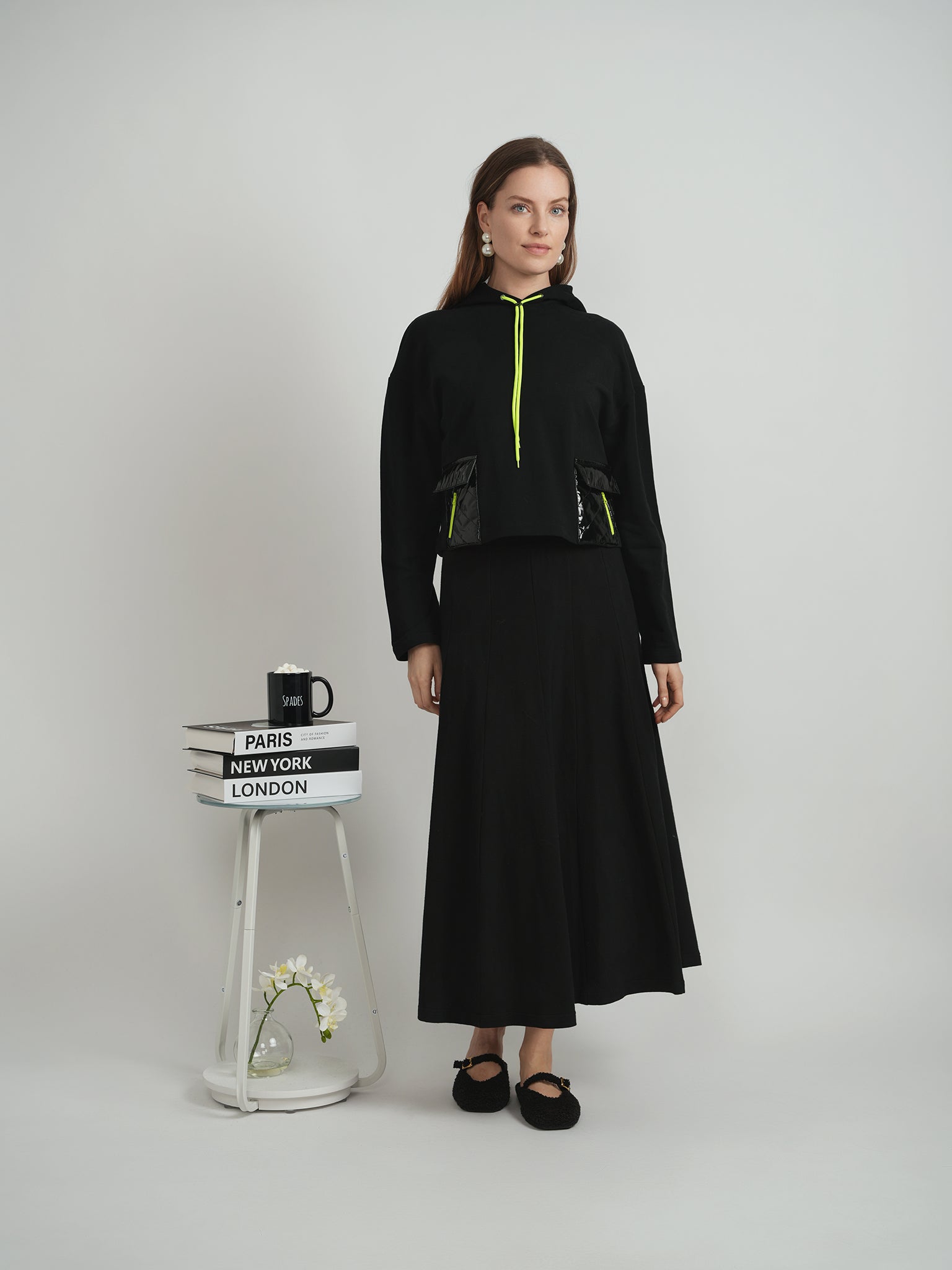 Hoodie SweatShirt in by Blue Maple