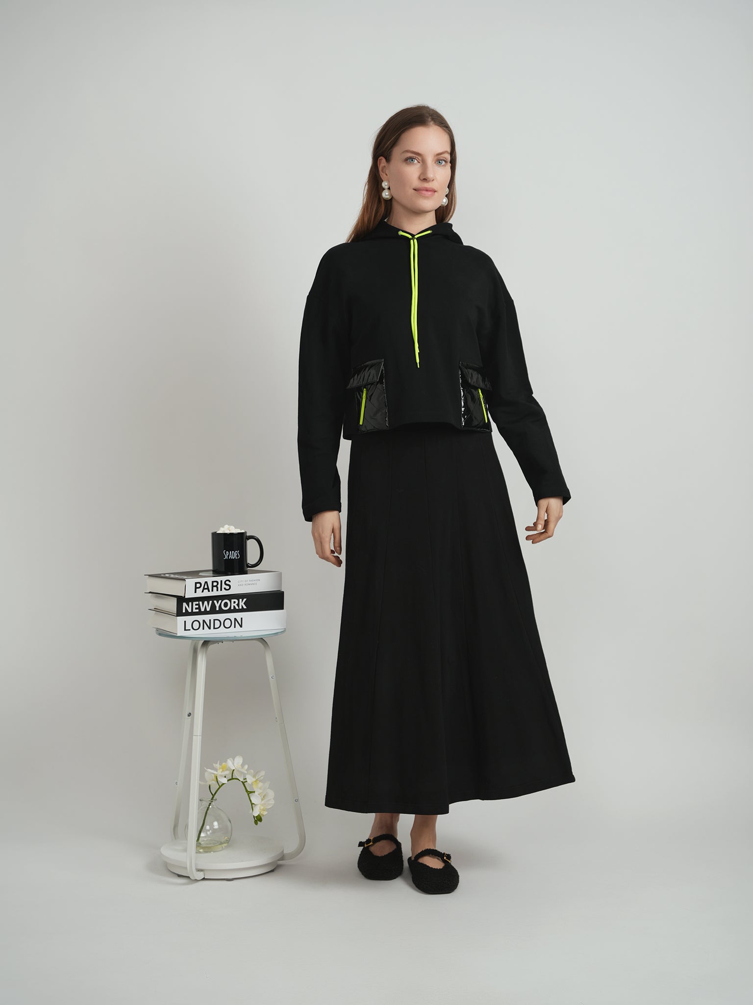 Hoodie SweatShirt in by Blue Maple