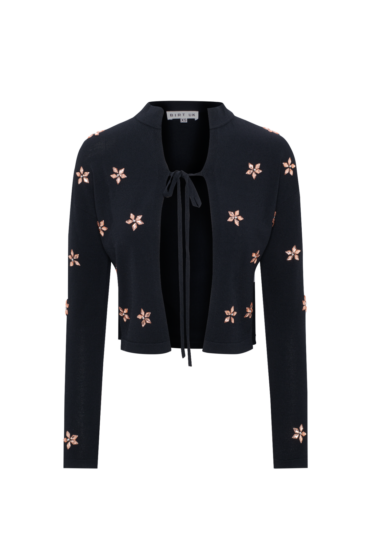 Cropped Jewel Bolero in Black by Birt UK