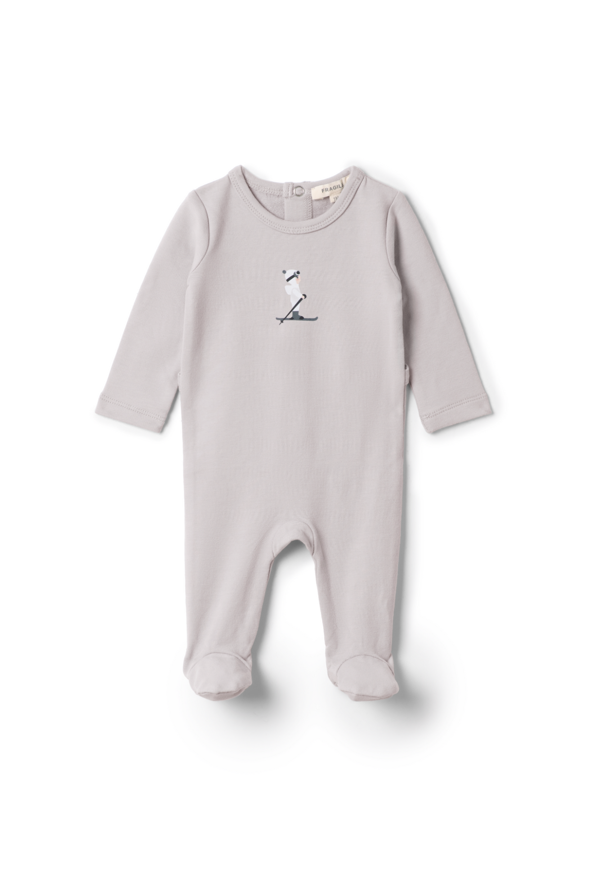 Skii Print Onesie in Cloud by Fragile