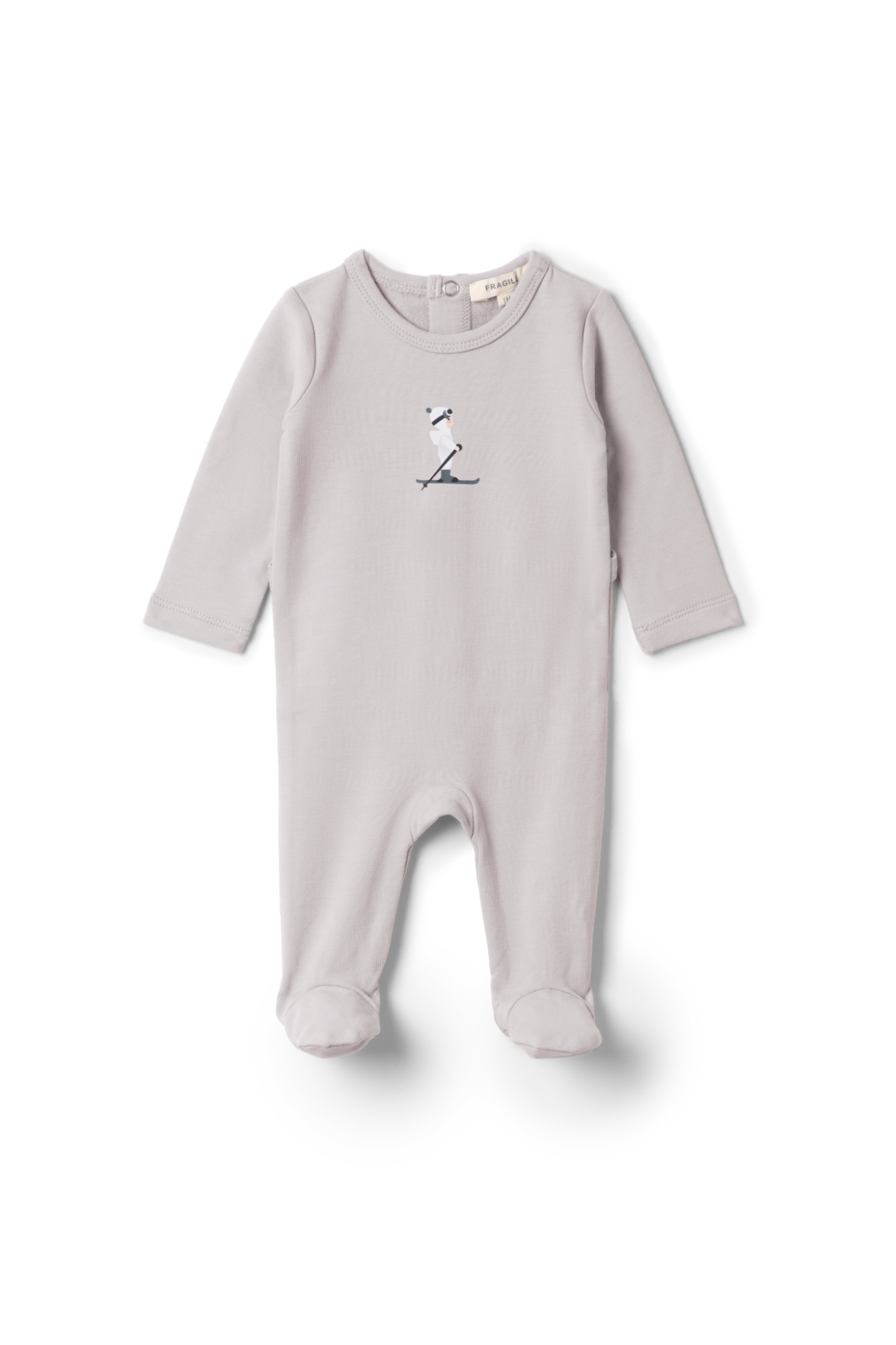Skii Print Onesie in Cloud by Fragile