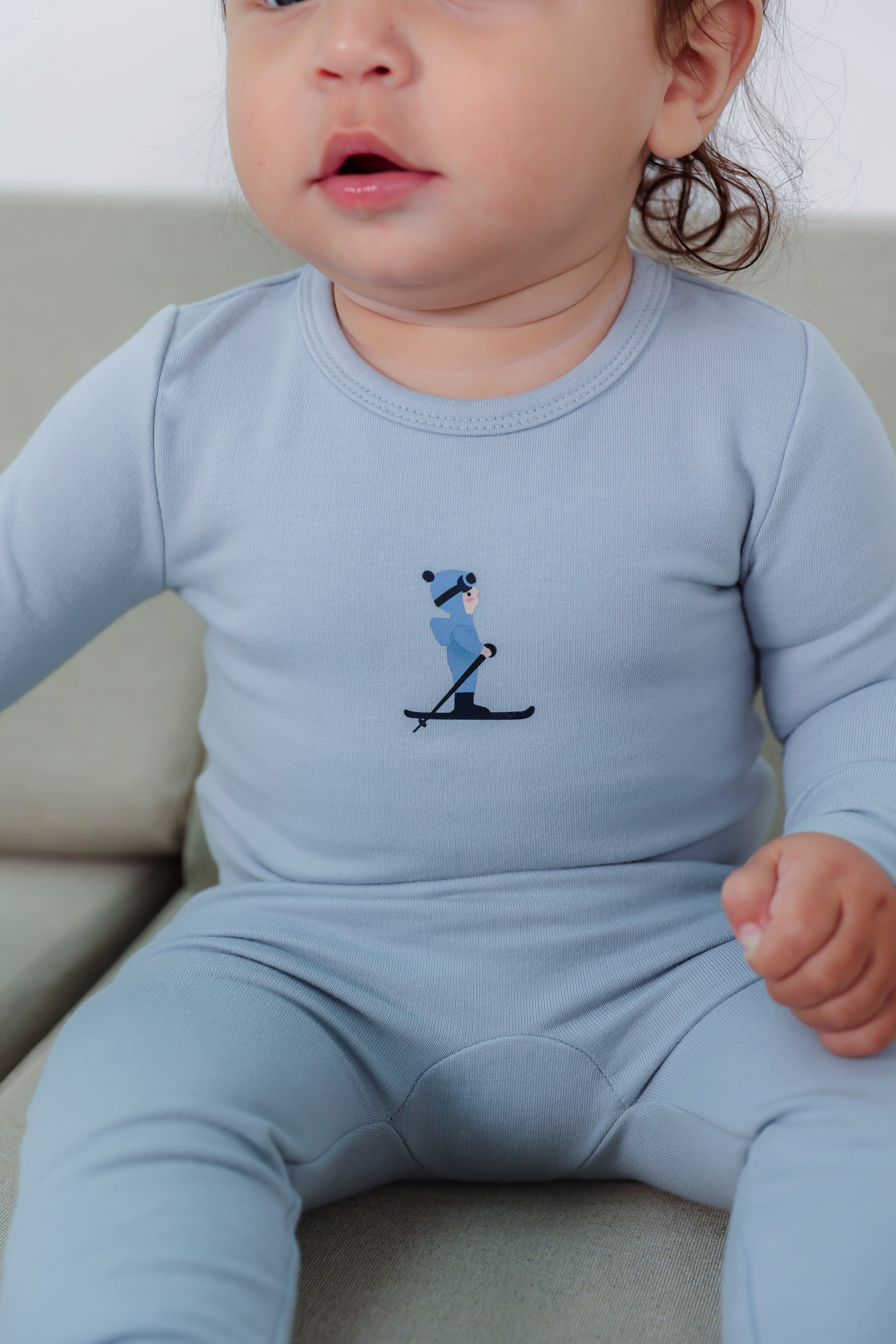 Skii Print Onesie in by Fragile