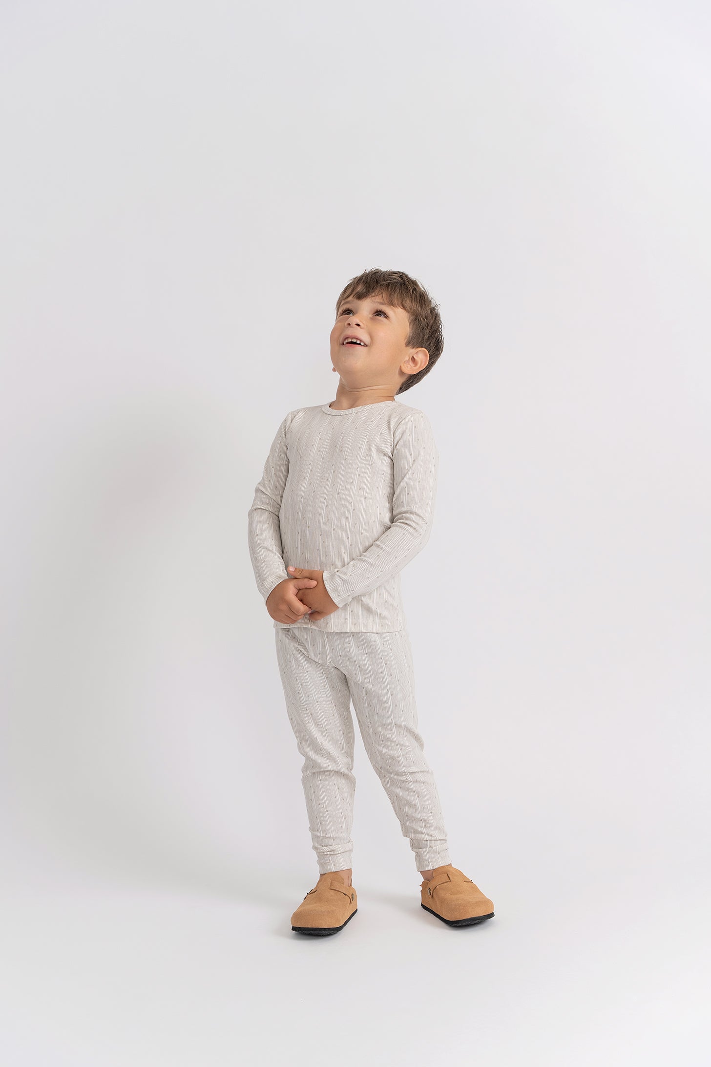 Line Print Set in Powder Rosette by Fragile