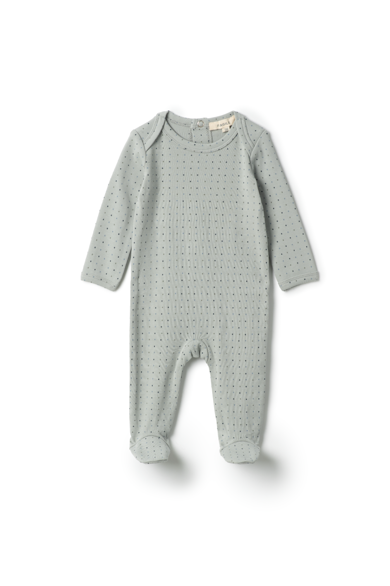 Multi Print Onesie in Seafoam 3 Months by Fragile