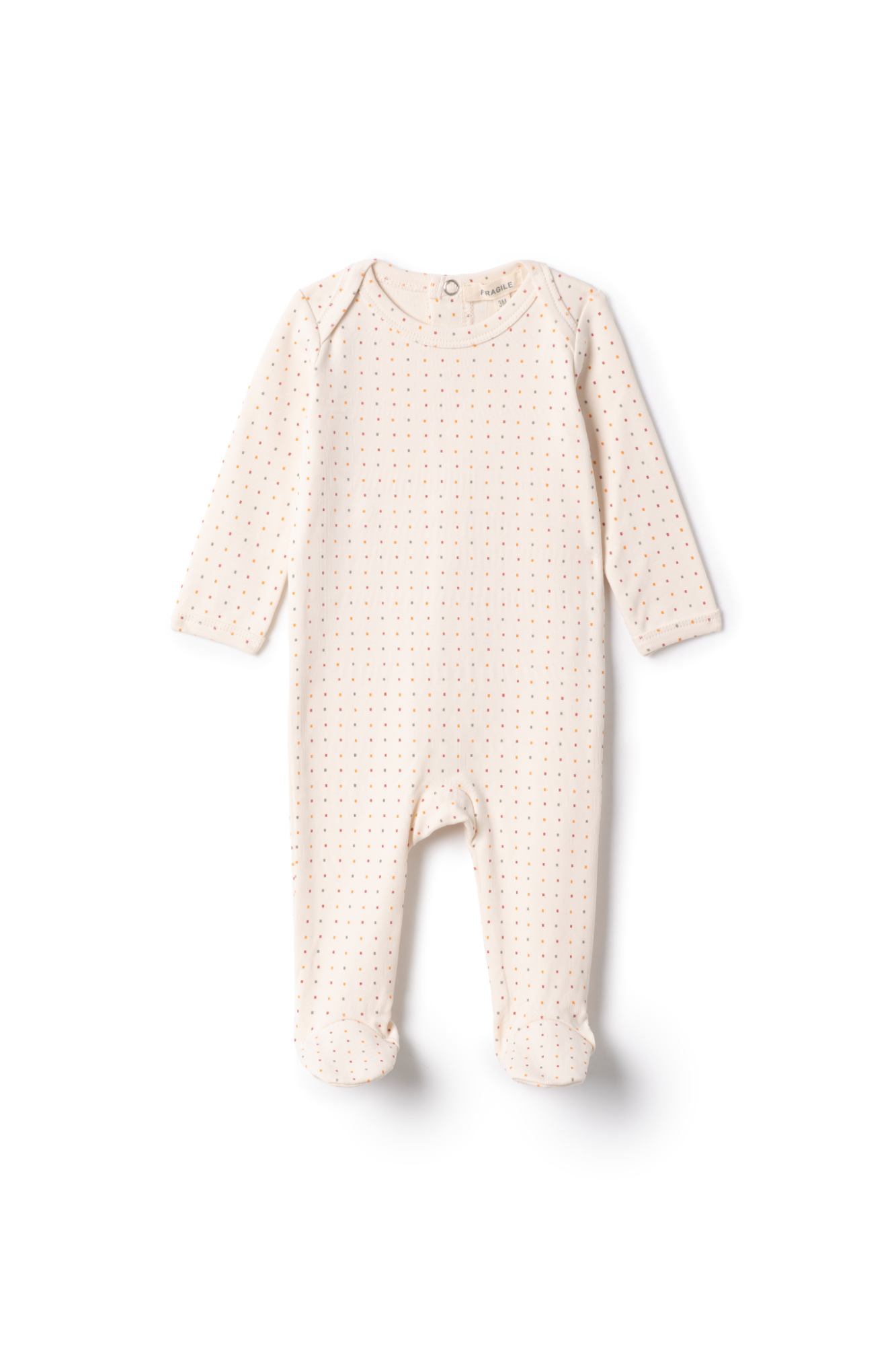 Multi Print Onesie in Vanilla 3 Months by Fragile