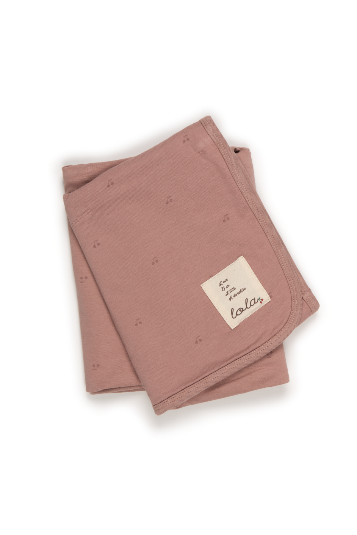 Cherry Print Blanket in Blossom One Size by Lola