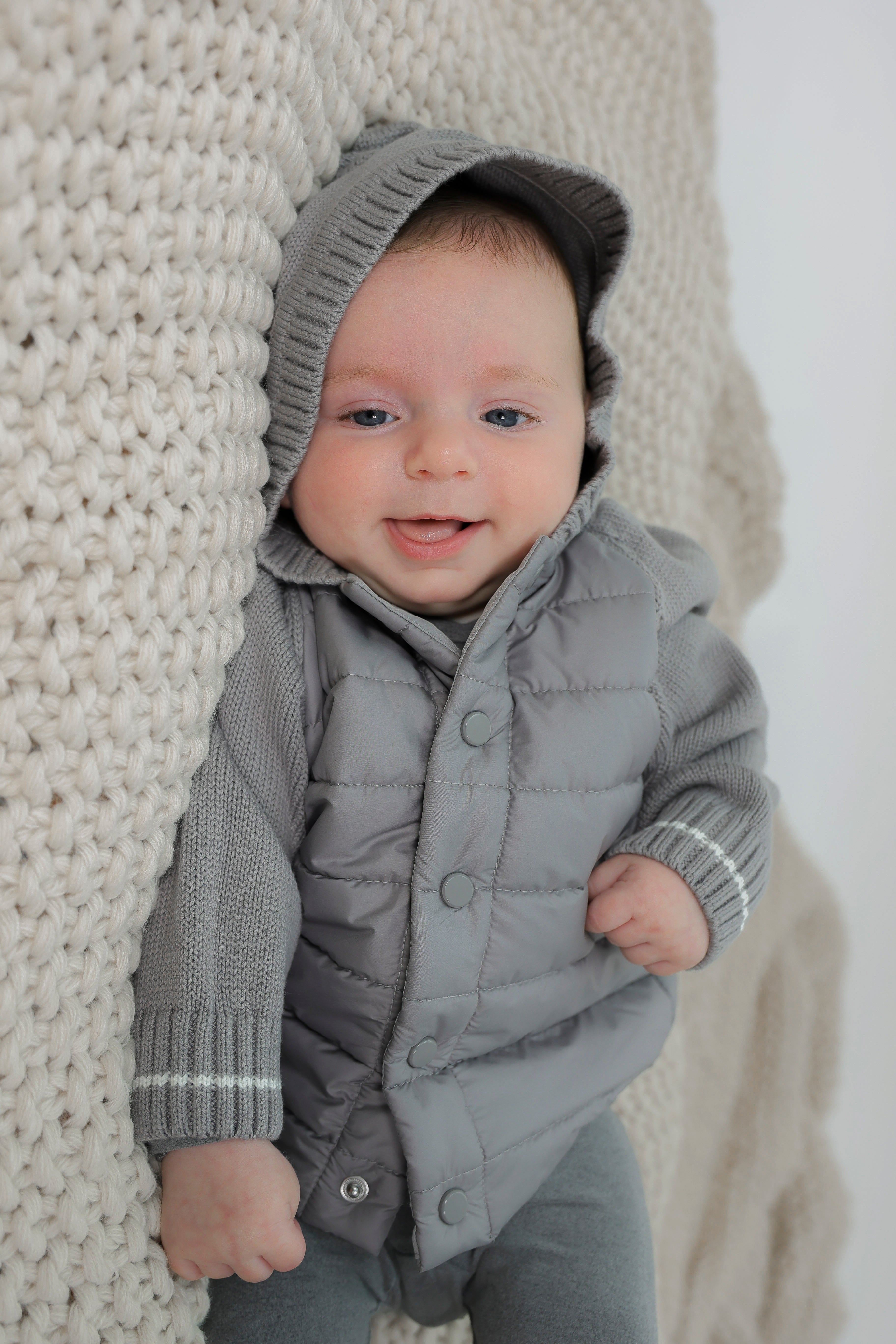 Quilted Hood Coat in by Fragile