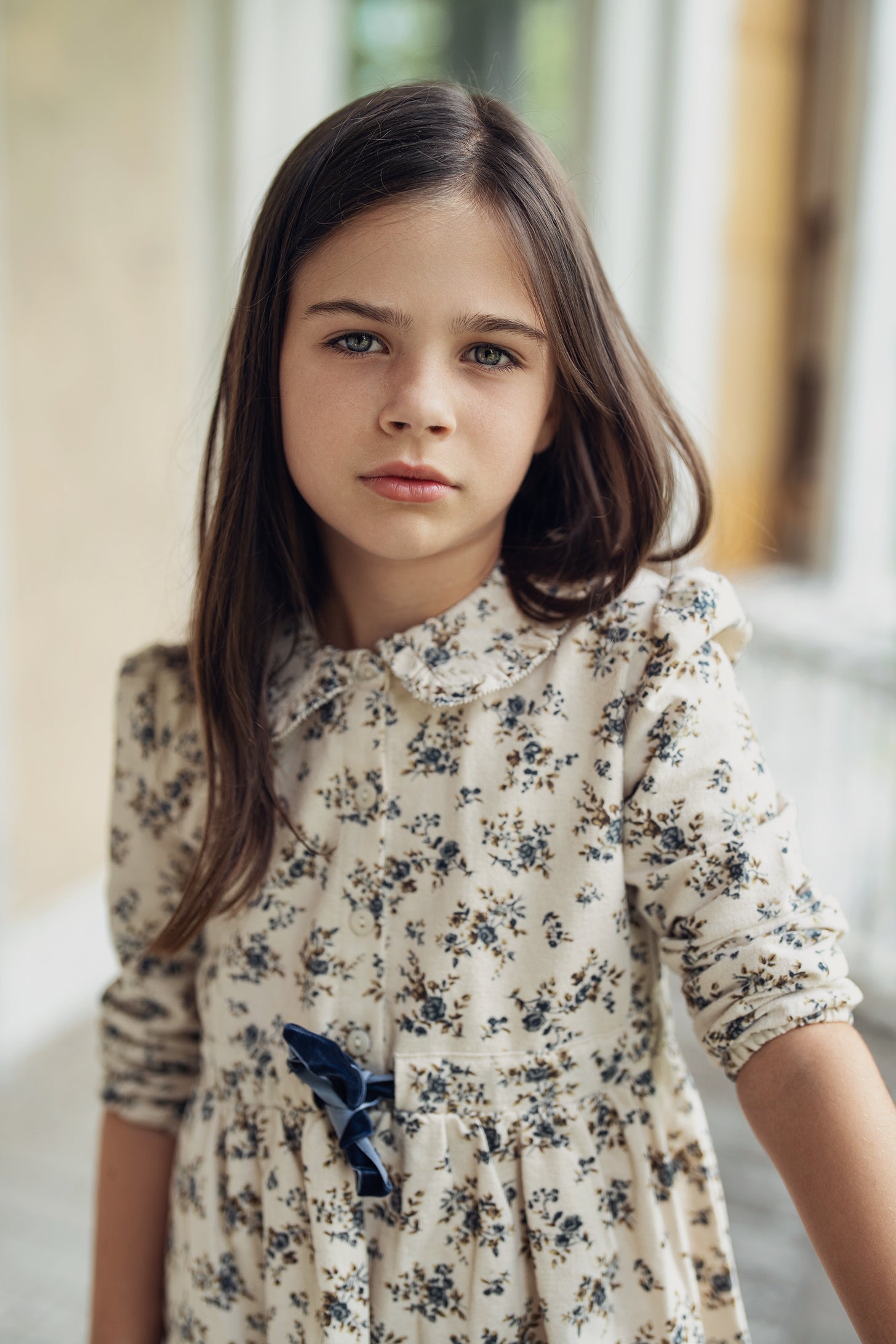 Flower Print Lace Dress in by Clô