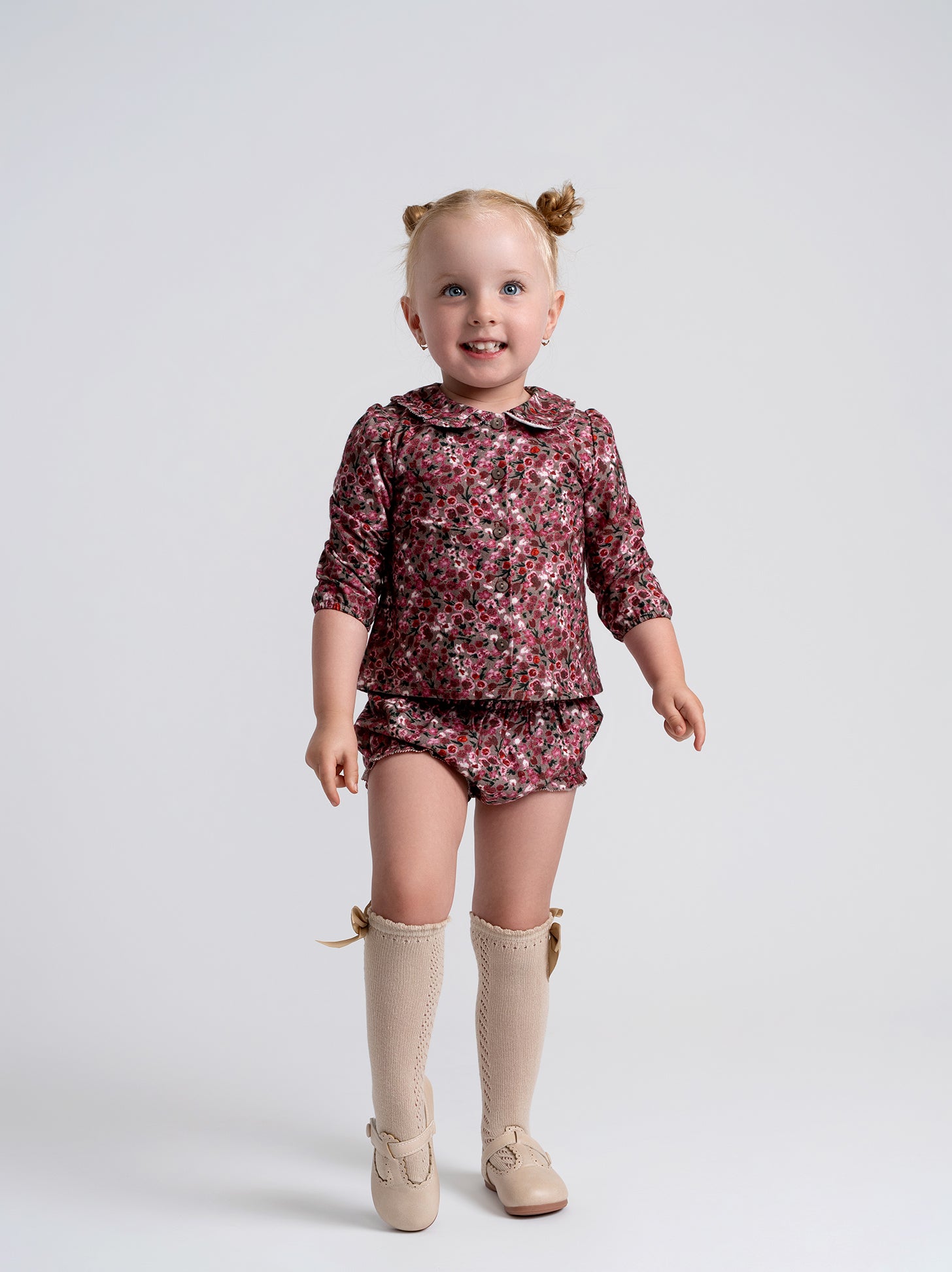 Flower Print Lace Set in by Clô