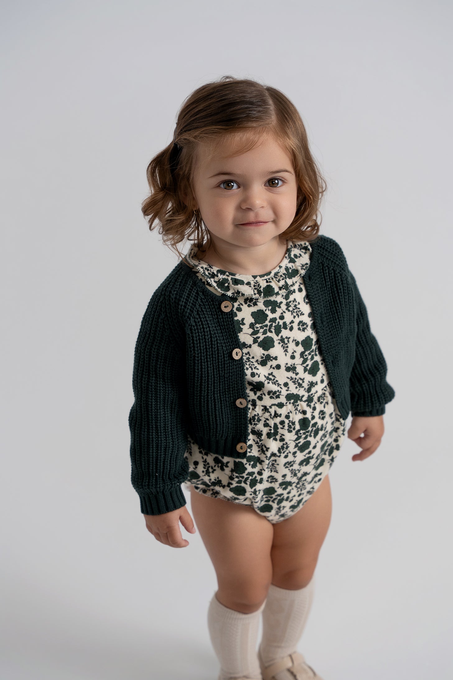 Chunky Knit Cardigan in by Charlotte & George