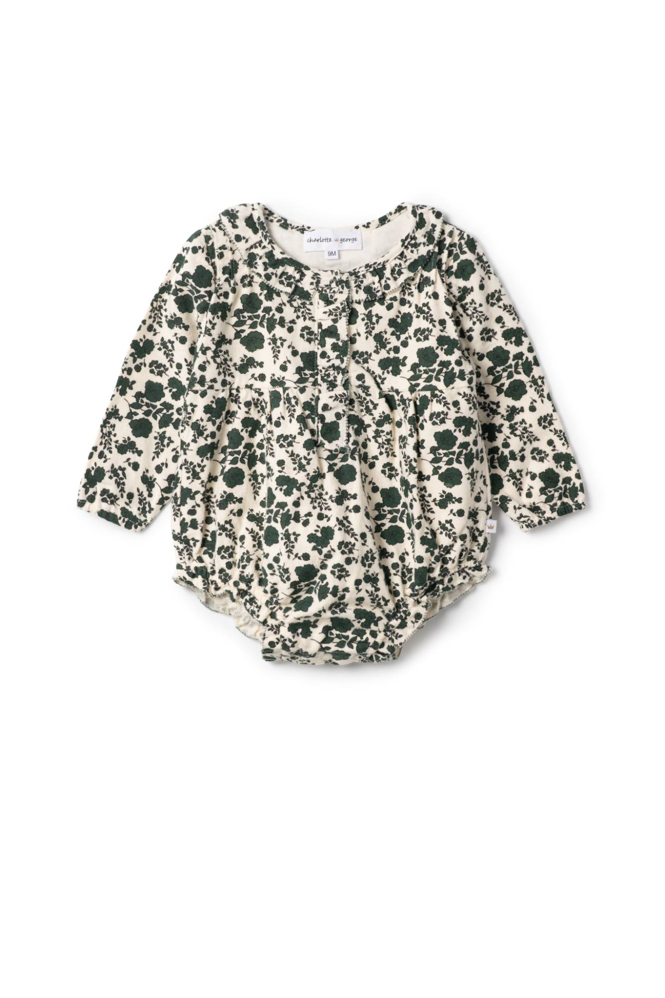 Woven Flanel Bubble in Forest by Charlotte & George