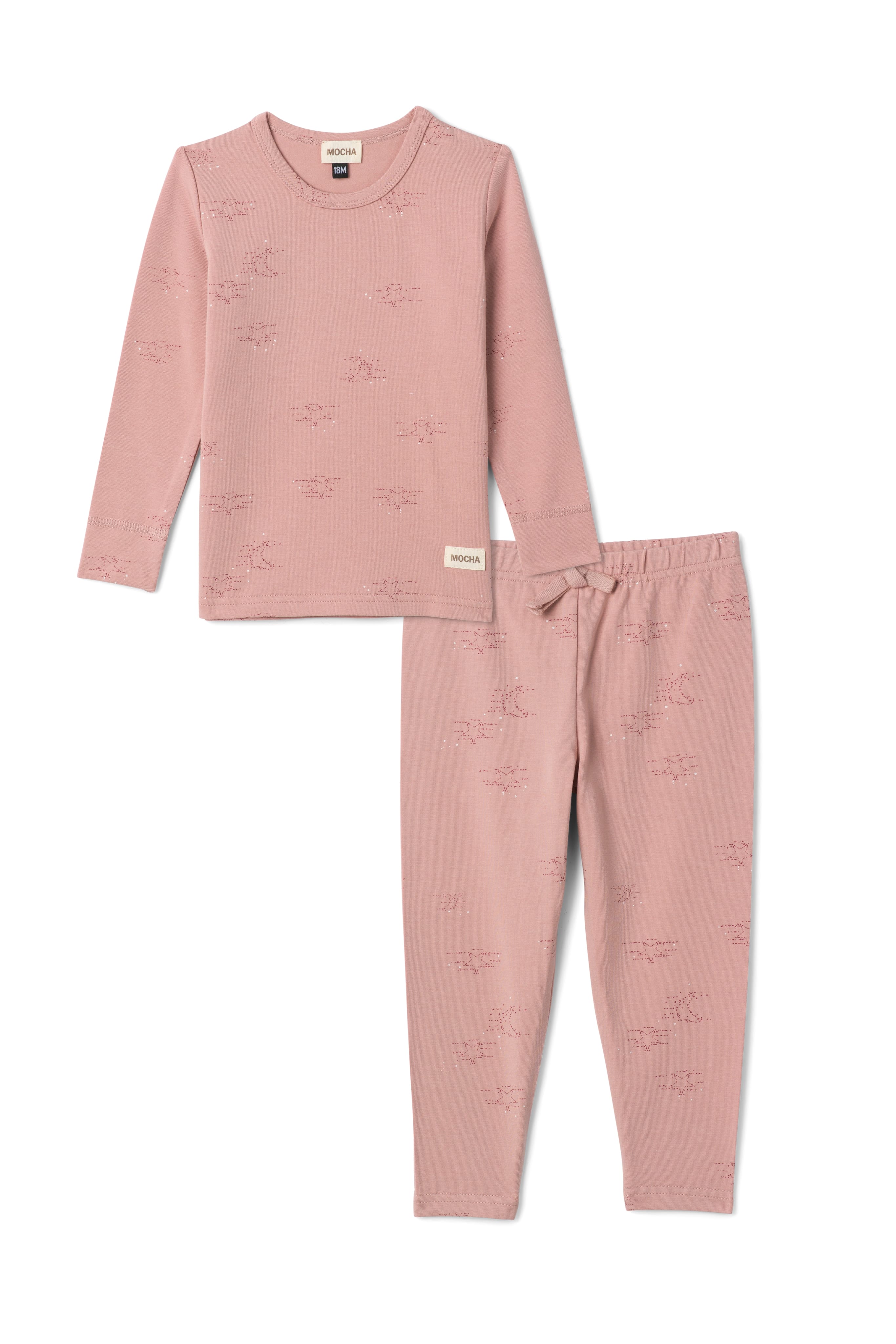 Stars Print Cotton Set in Blossom by Mocha