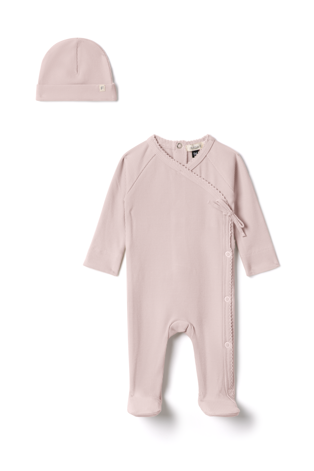 Ribbed Onesie in Primrose by Fragile