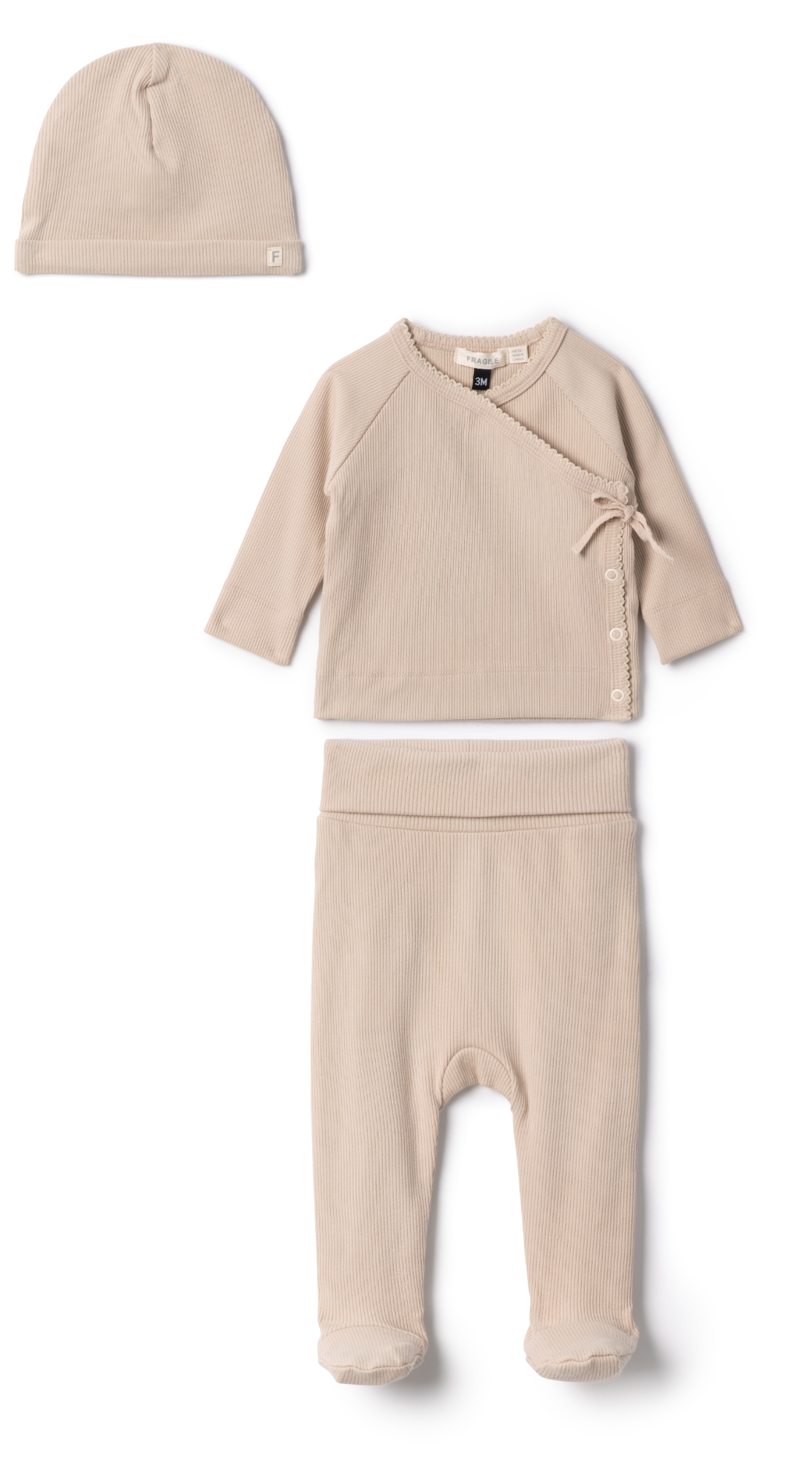 Ribbed Set in Sand by Fragile