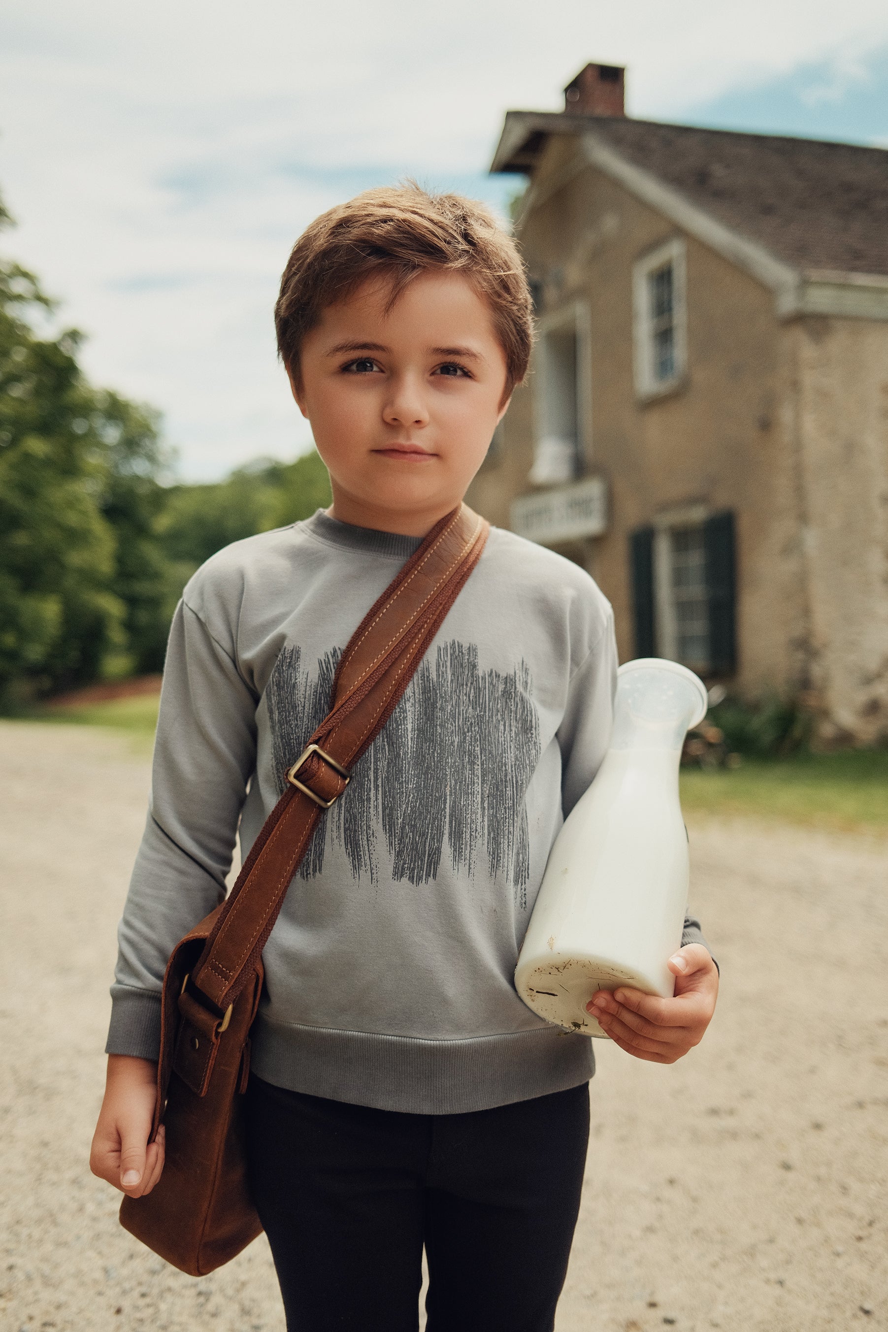 Painted Print Sweatshirt in by Charlotte & George