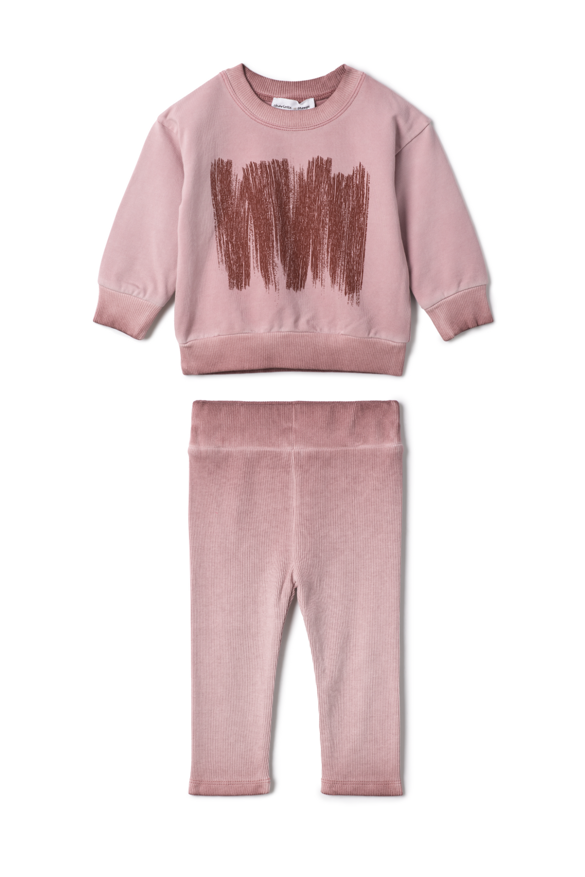 Painted Print Set in Rose by Charlotte & George