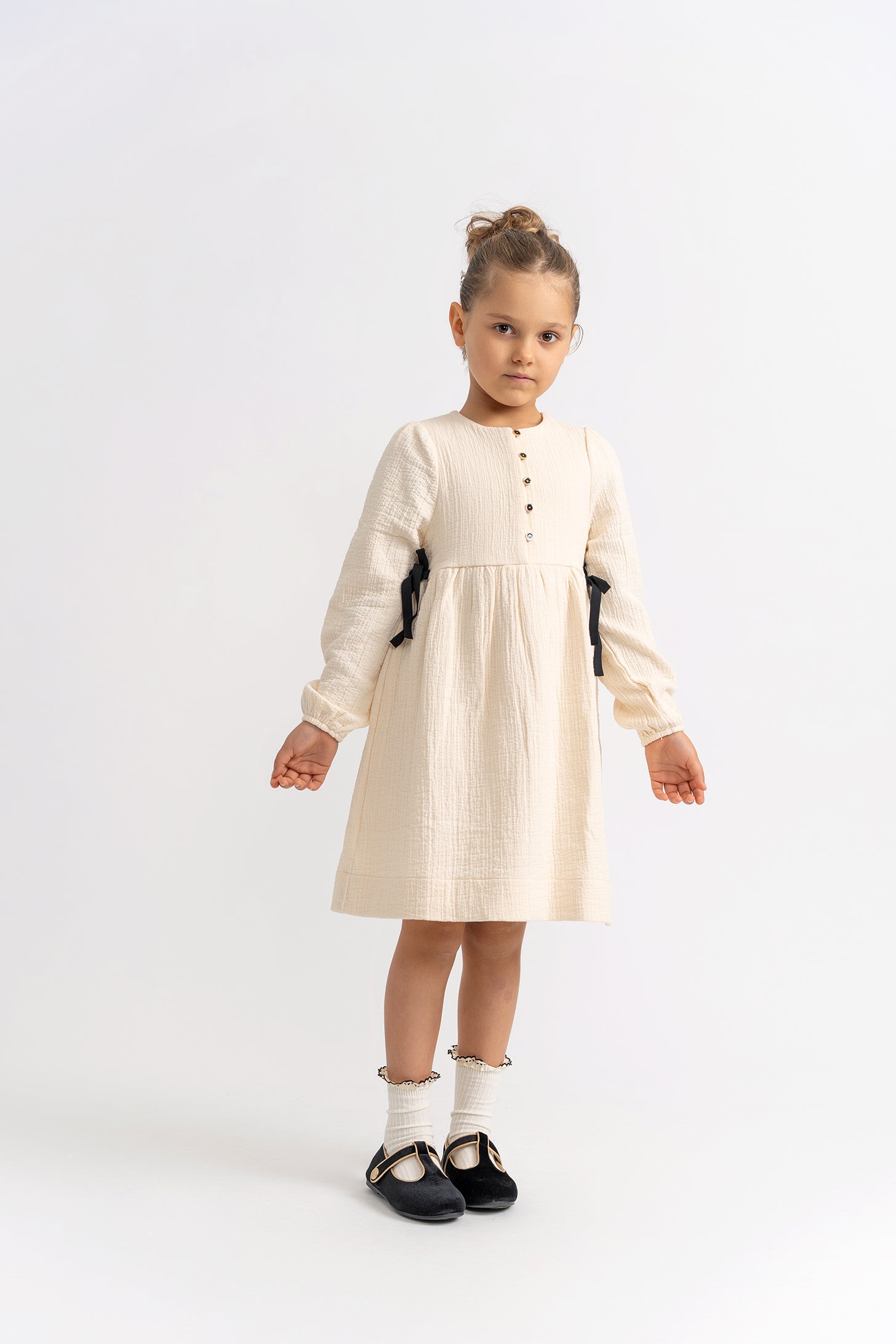 Woven Ribbon Dress in by Charlotte & George