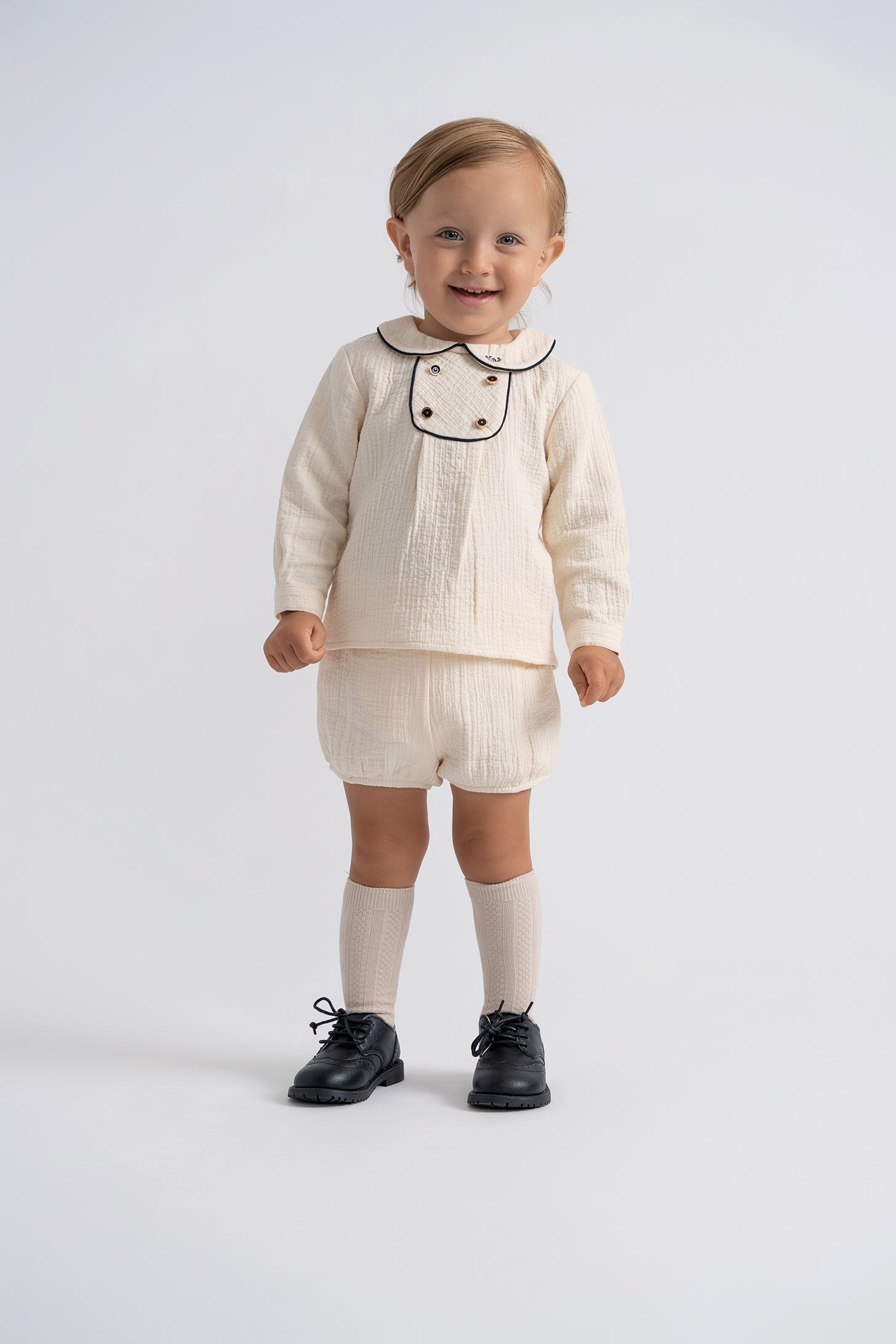 Crest Embroidered Set in by Charlotte & George