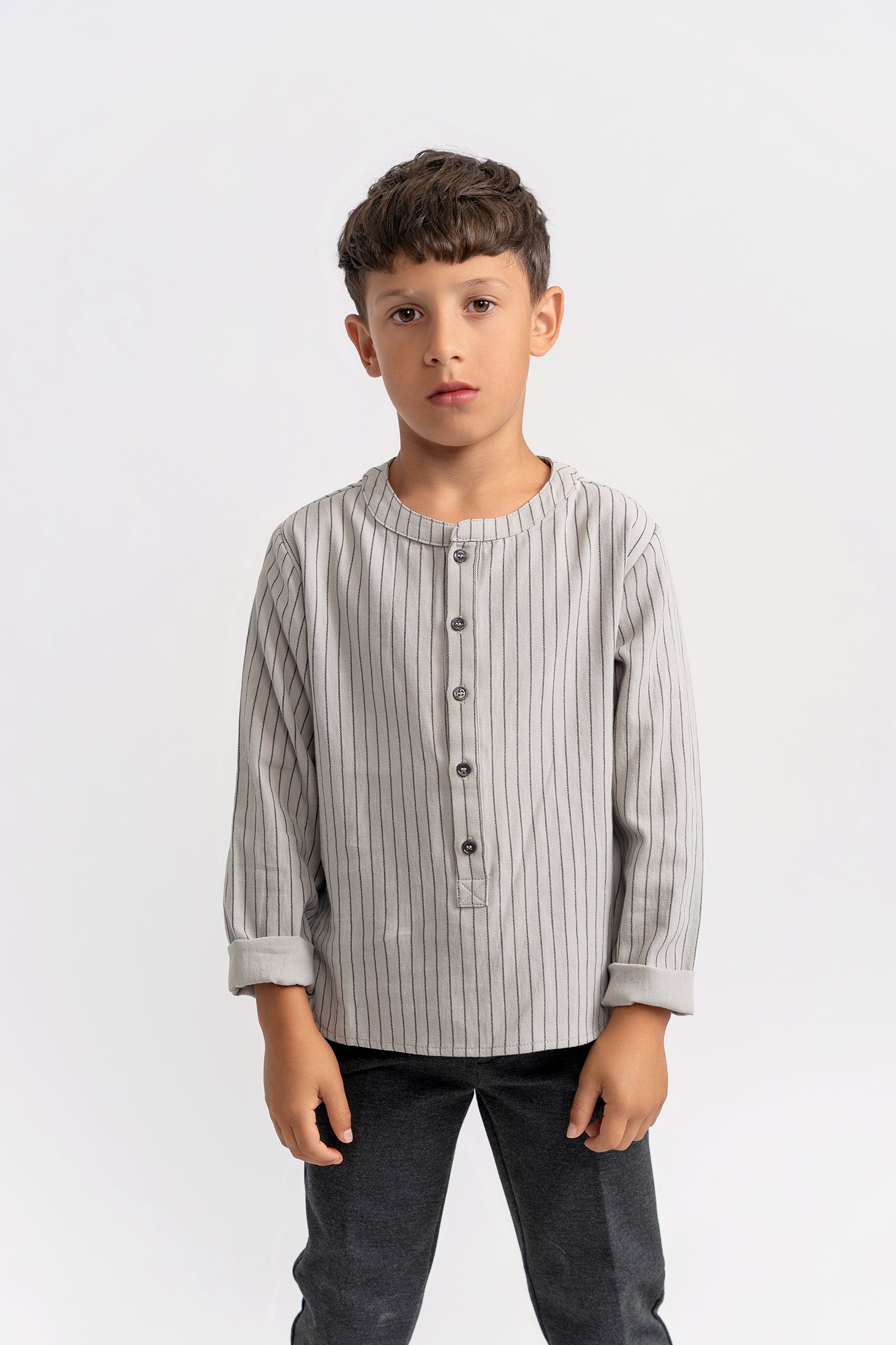 Woven Stripped Shirt in by Charlotte & George