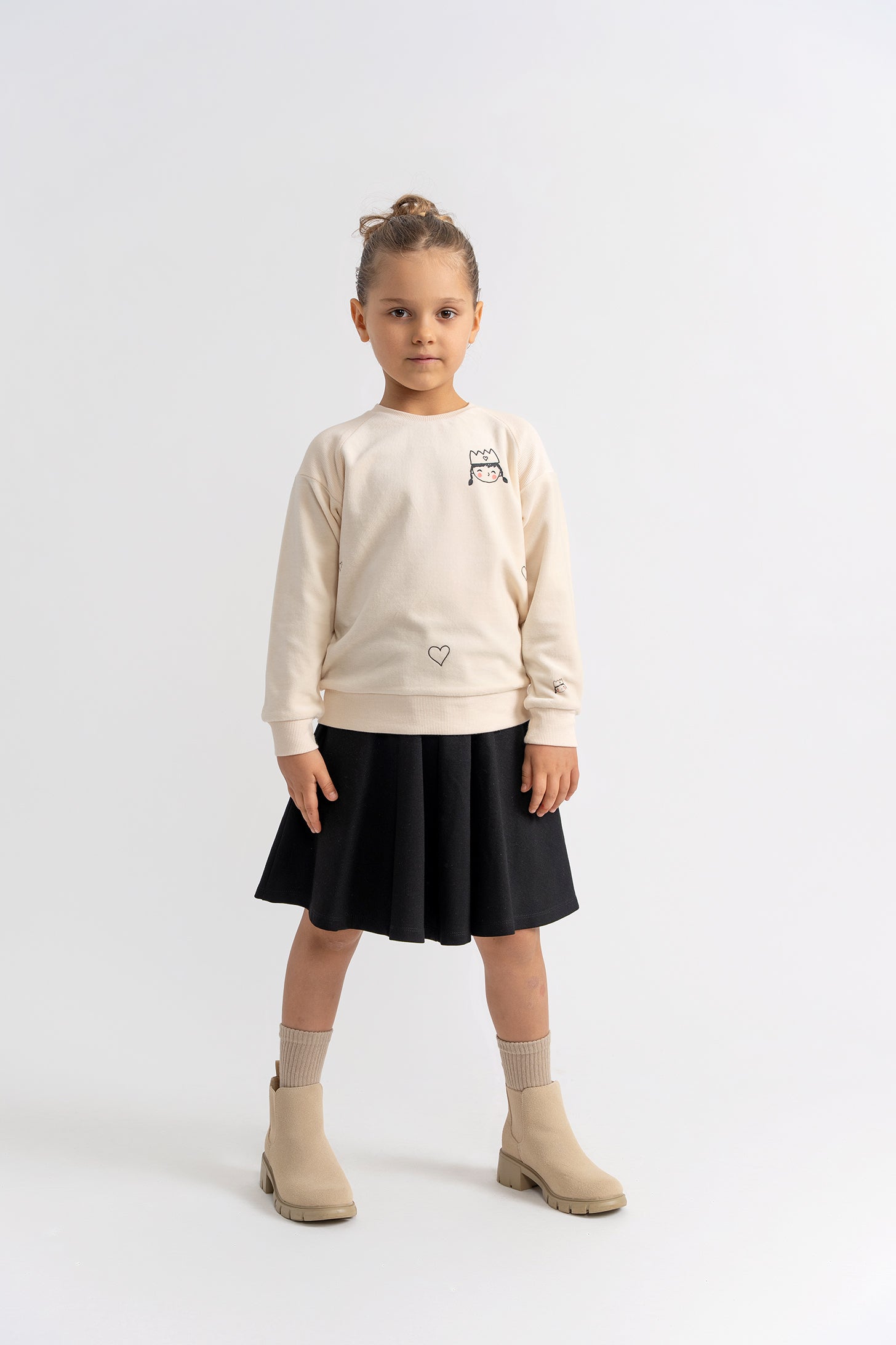 Princess Print Sweatshirt in by Charlotte & George