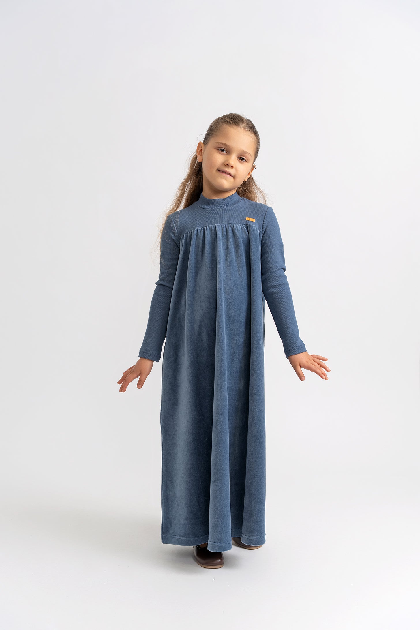 Velour Rib Robe in by Charlotte & George