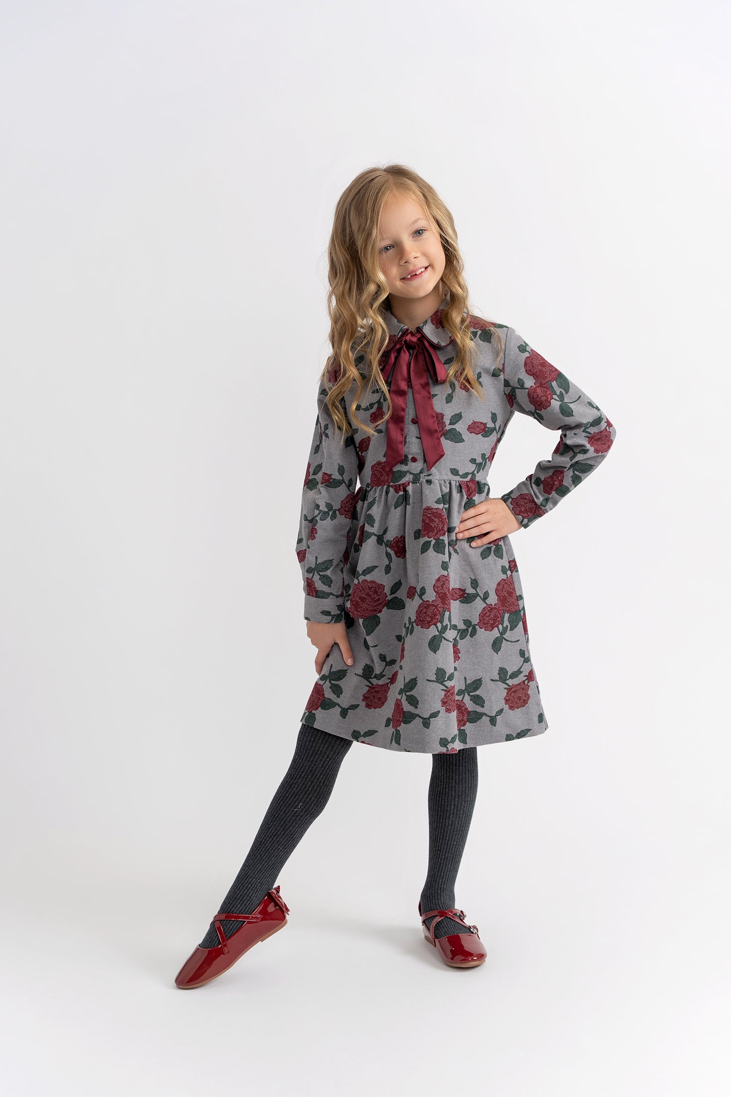 Printed Woven Dress in by Charlotte & George