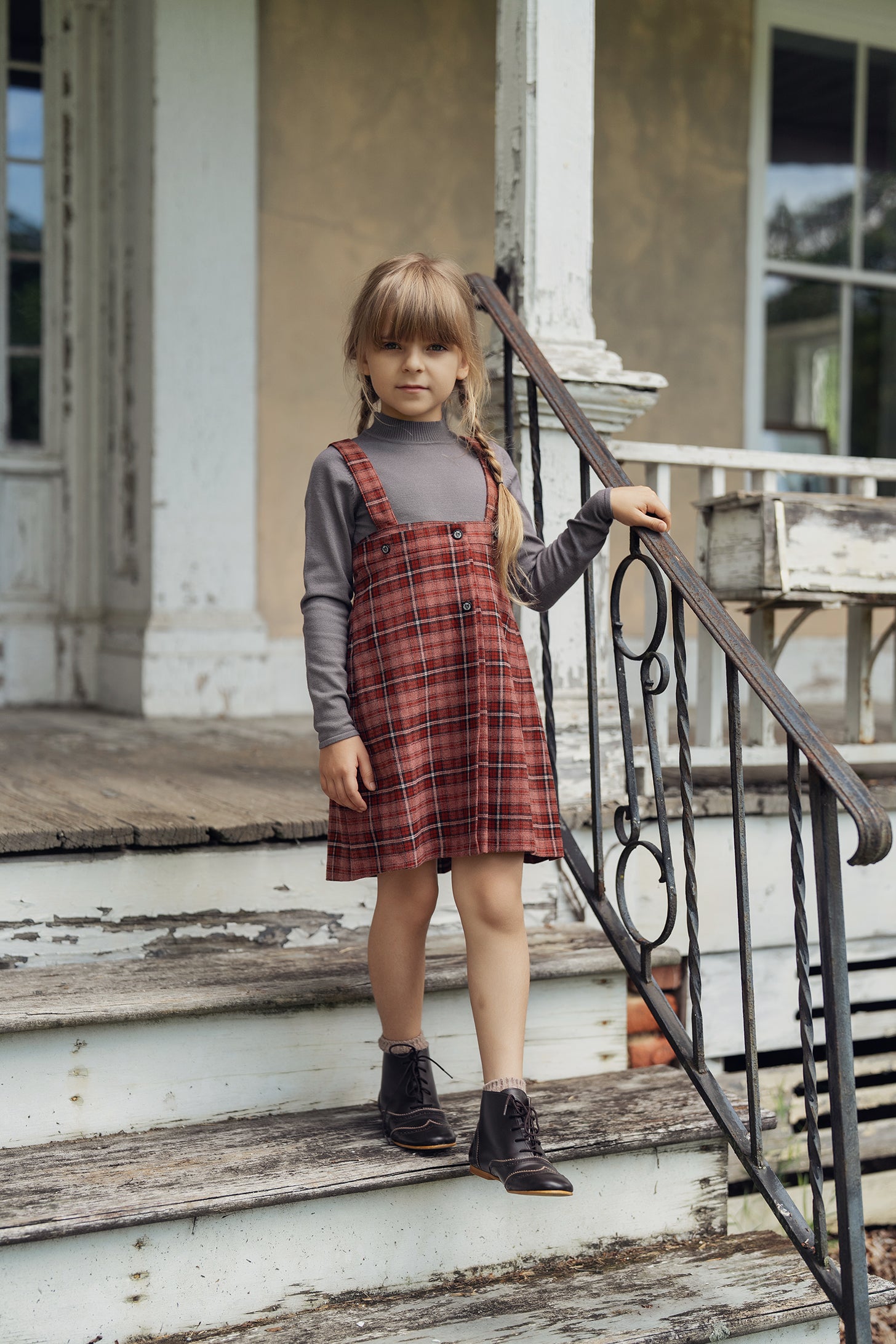 Plaid Skirt in by Charlotte & George