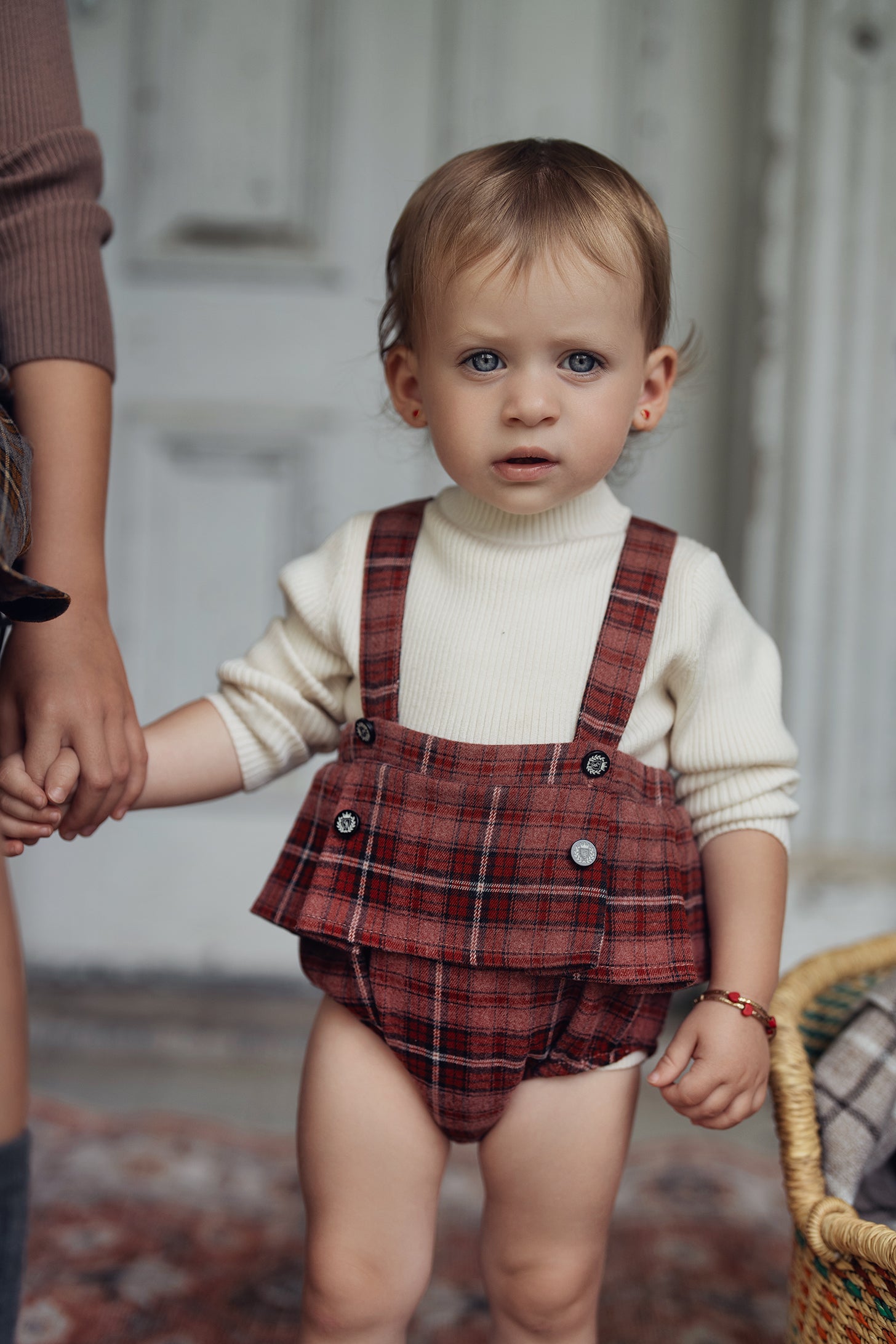 Plaid Overall in by Charlotte & George