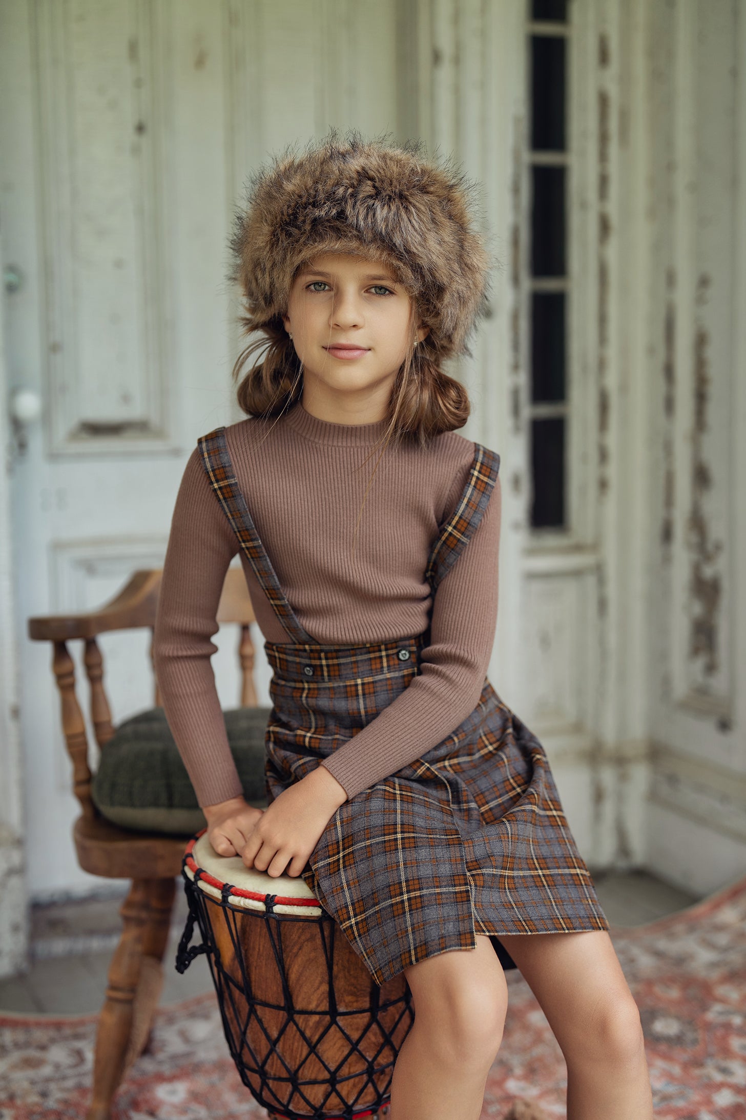 Mock Neck Top in Black by The Umbrella Academy