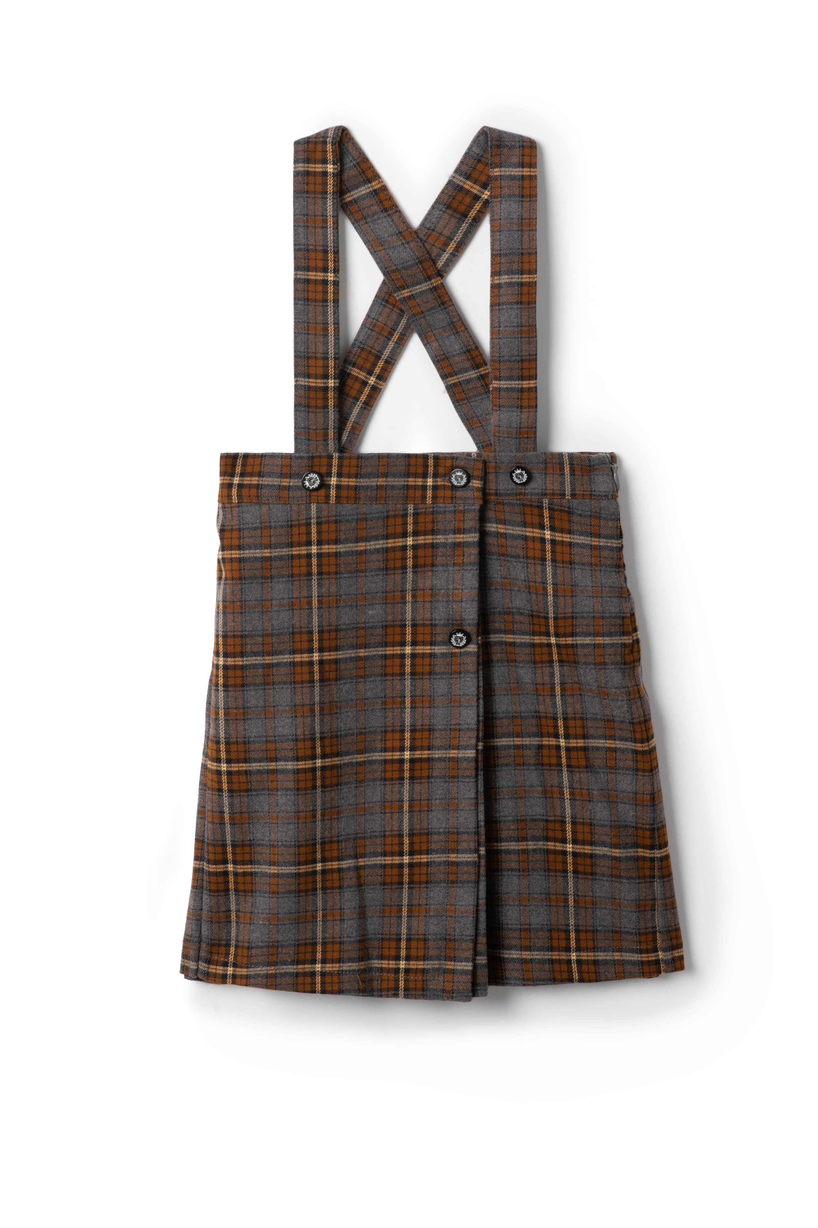 Plaid Skirt in Grey by Charlotte & George