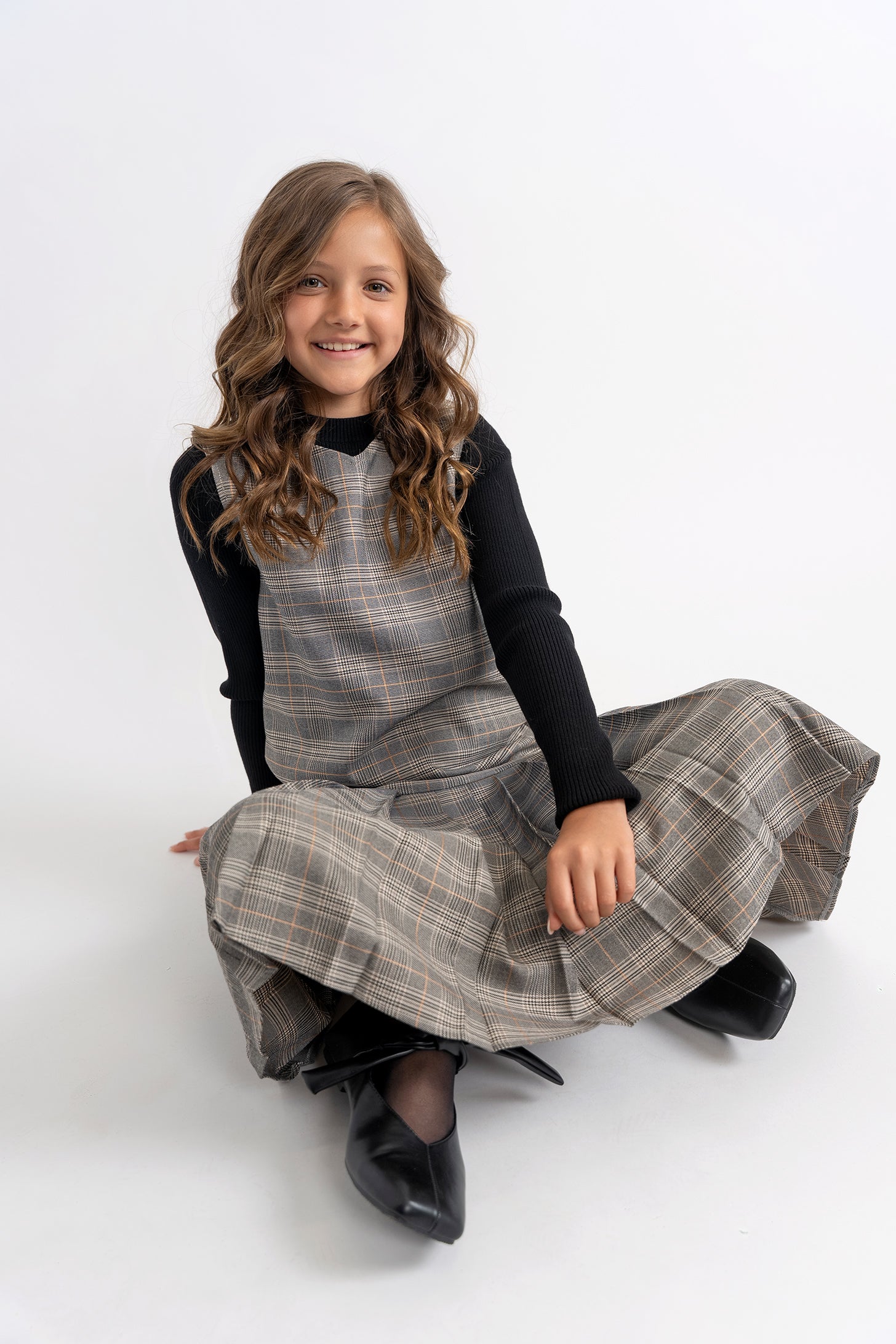 Pleated Jumper in by Joie De Vivre