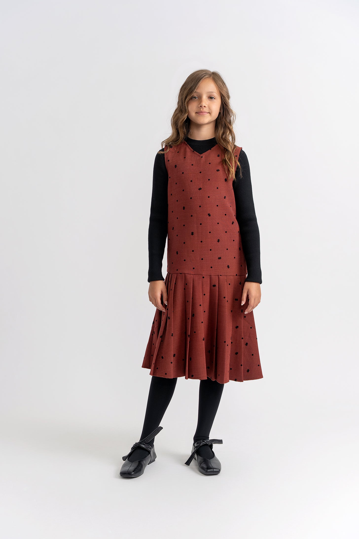 Pleated Jumper in by Joie De Vivre