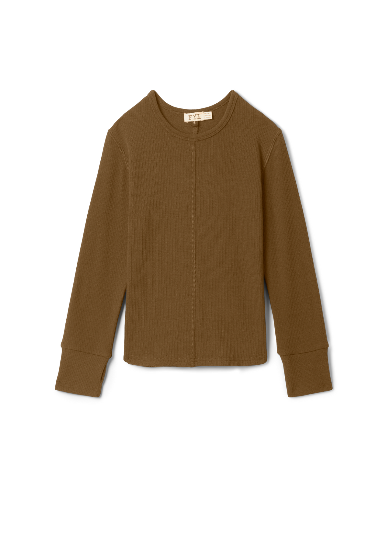 Ribbed Top in Dijon by FYI